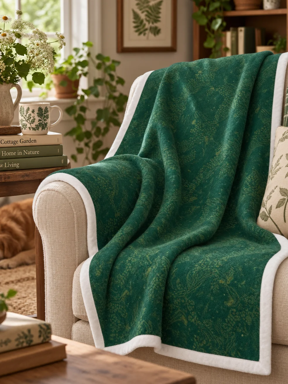 Fables in Gold Throw Blanket product image (1)