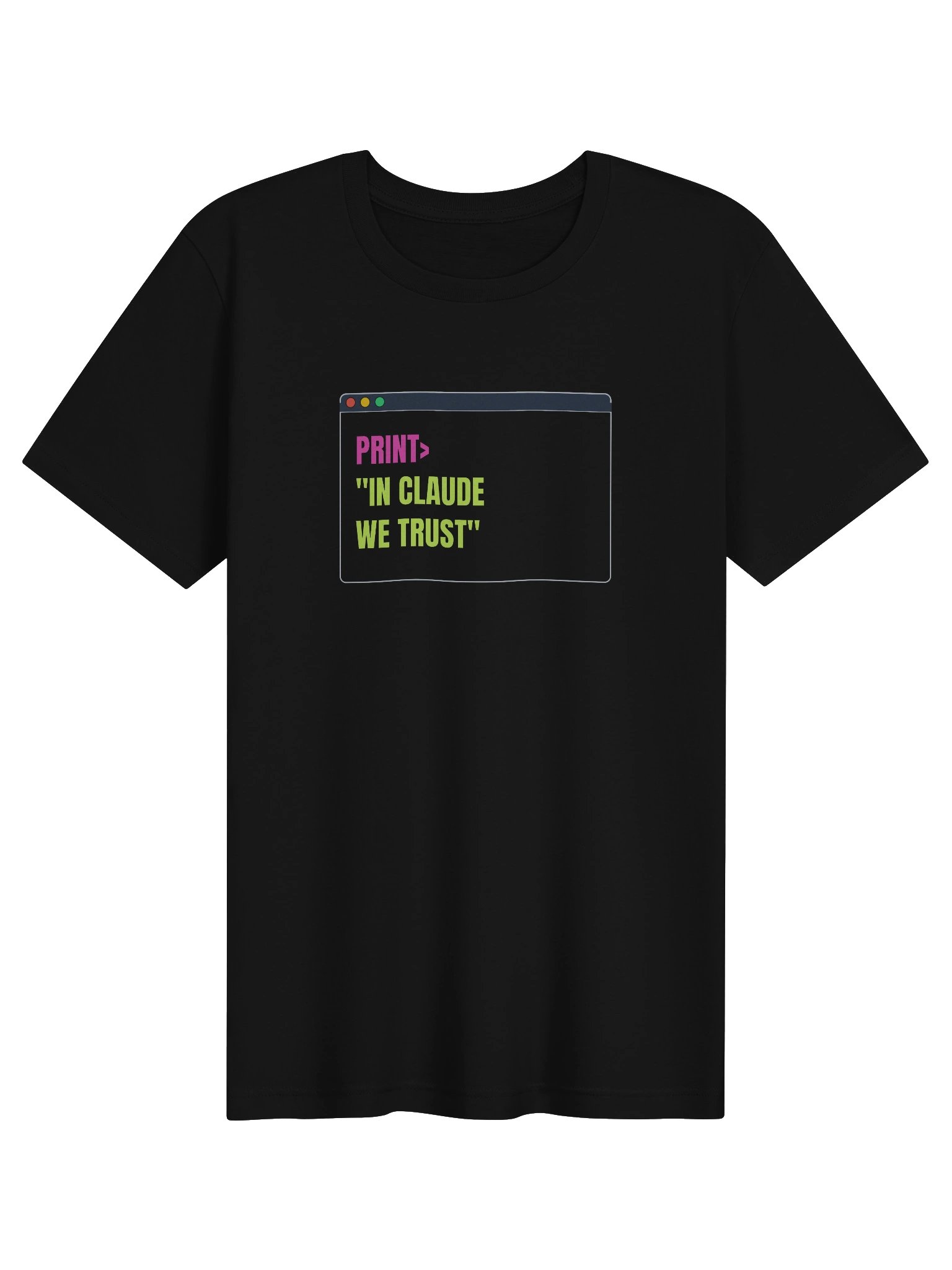 Print In Claude We Trust Tee product image (1)