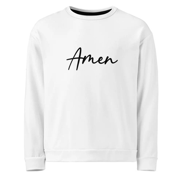 Amen Recycled Unisex Sweatshirt product image (1)