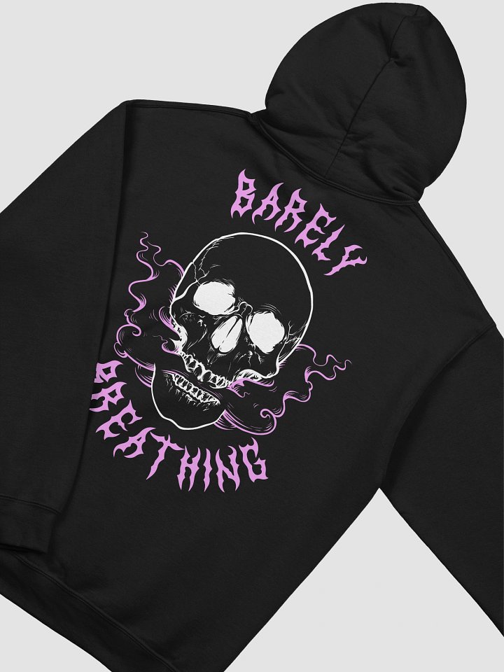 Barely Breathing - Hoodie - White / Pink product image (1)
