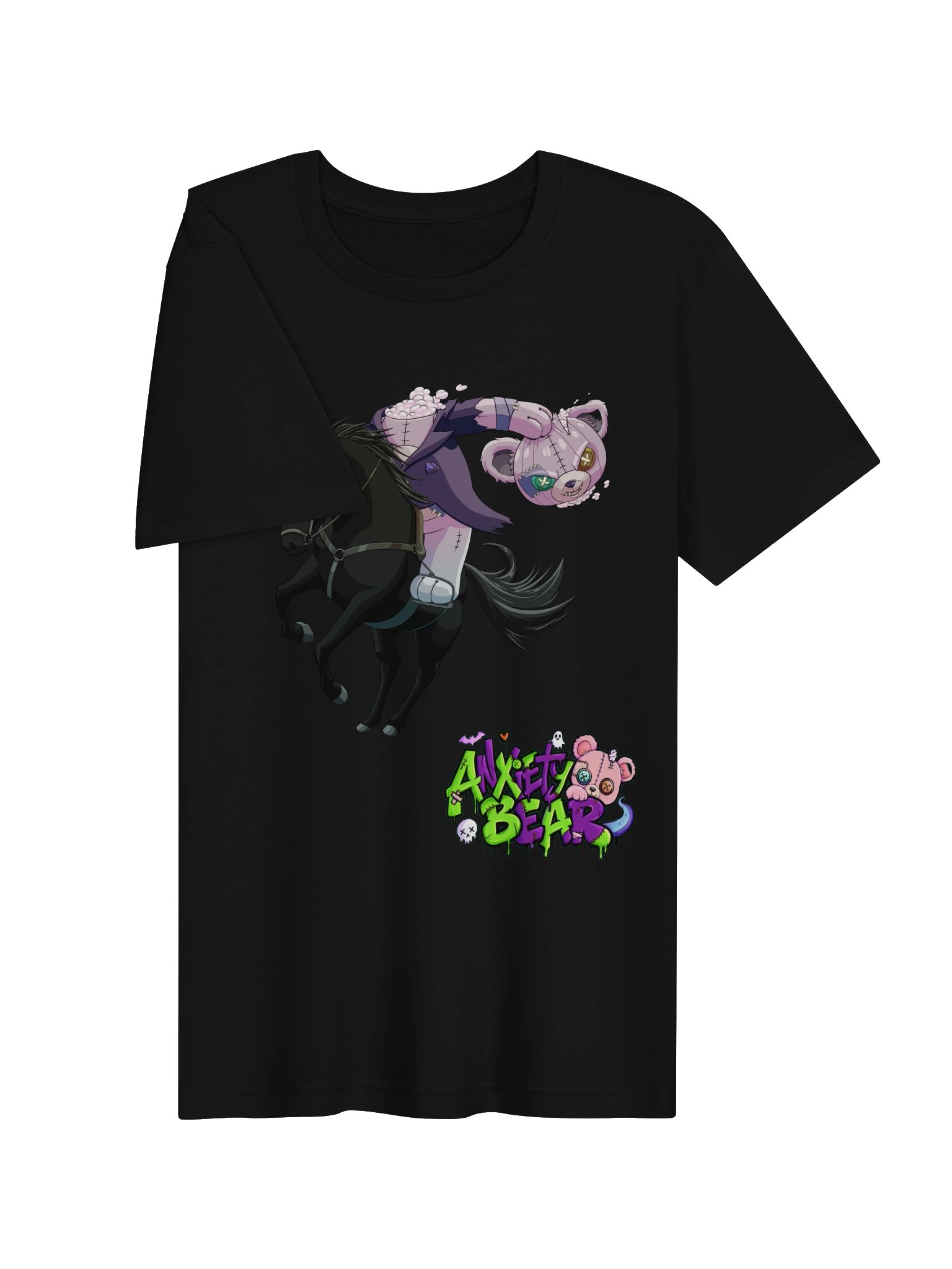 Anxiety Bear Scare Bear Tshirt: Headless Bear product image (29)