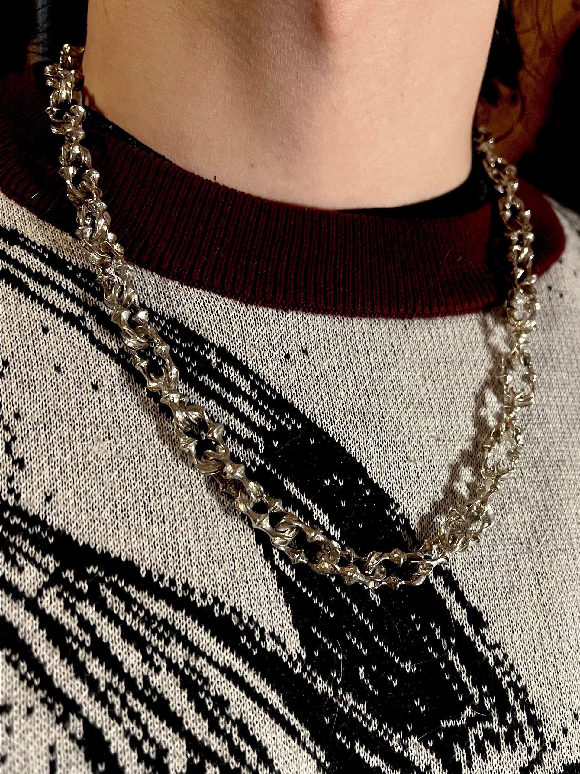 VERTEBRAE CHAIN WITH OPTIONAL PENDANTS product image (2)