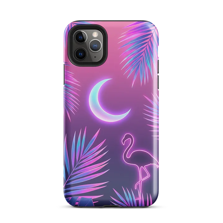 Neon tropics iPhone heavy duty case product image (30)