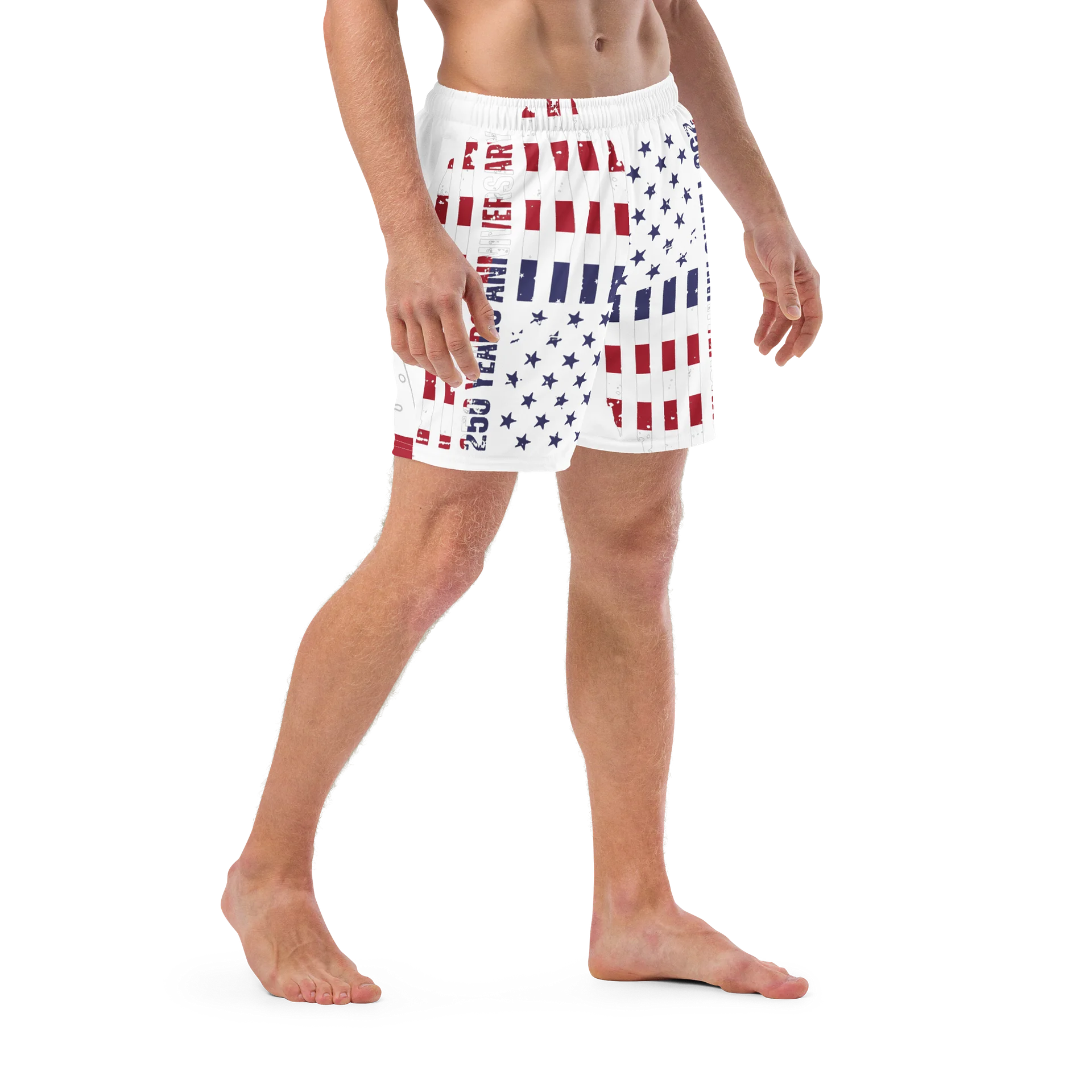 Abstract Stars & Stripes Swim Trunks product image (6)