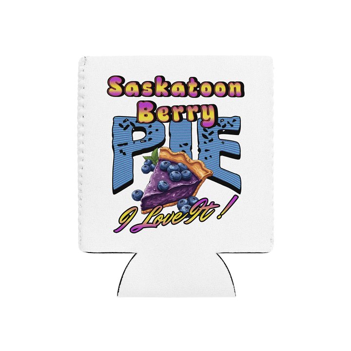 Saskatoon Berry Pie I Love It Bliss Coozie Can Cooler product image (2)