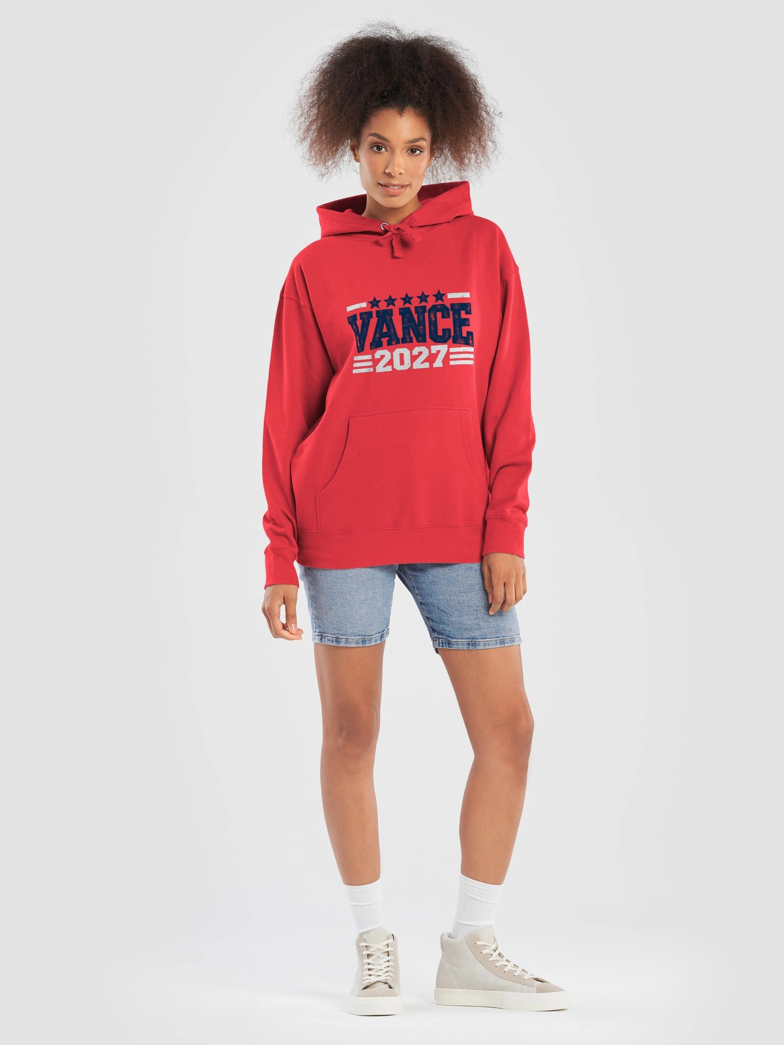 VANCE 2027 Red Premium Hoodie product image (7)