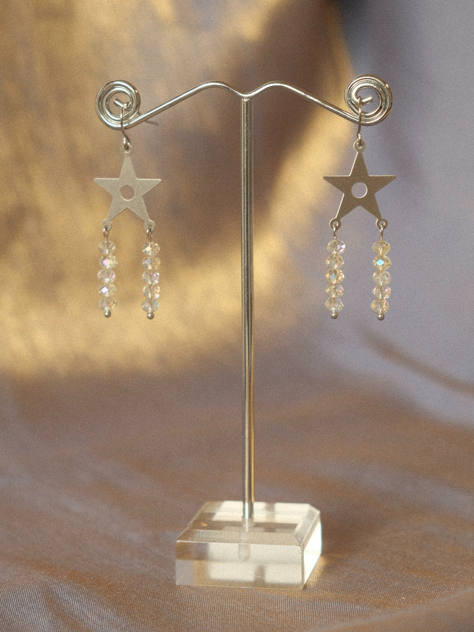 Crystal Star Earrings product image (2)
