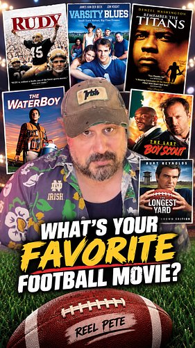 What is your Favorite Football Movie?
#FootballMovies #CollegeFootball #NotreDameFootball #RudyMovie #MovieLovers