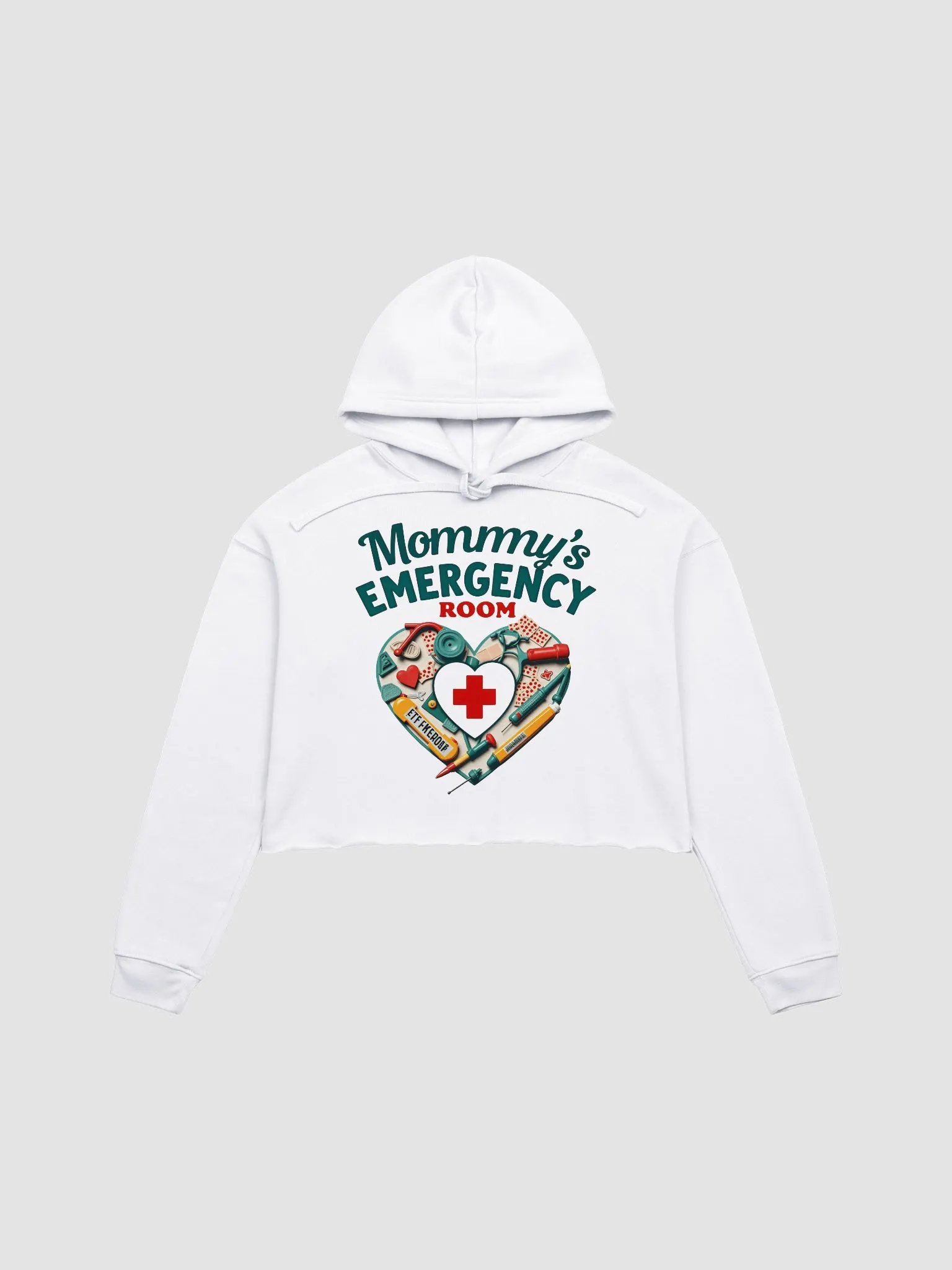 Mommy's Emergency Room Crop Hoodie product image (5)