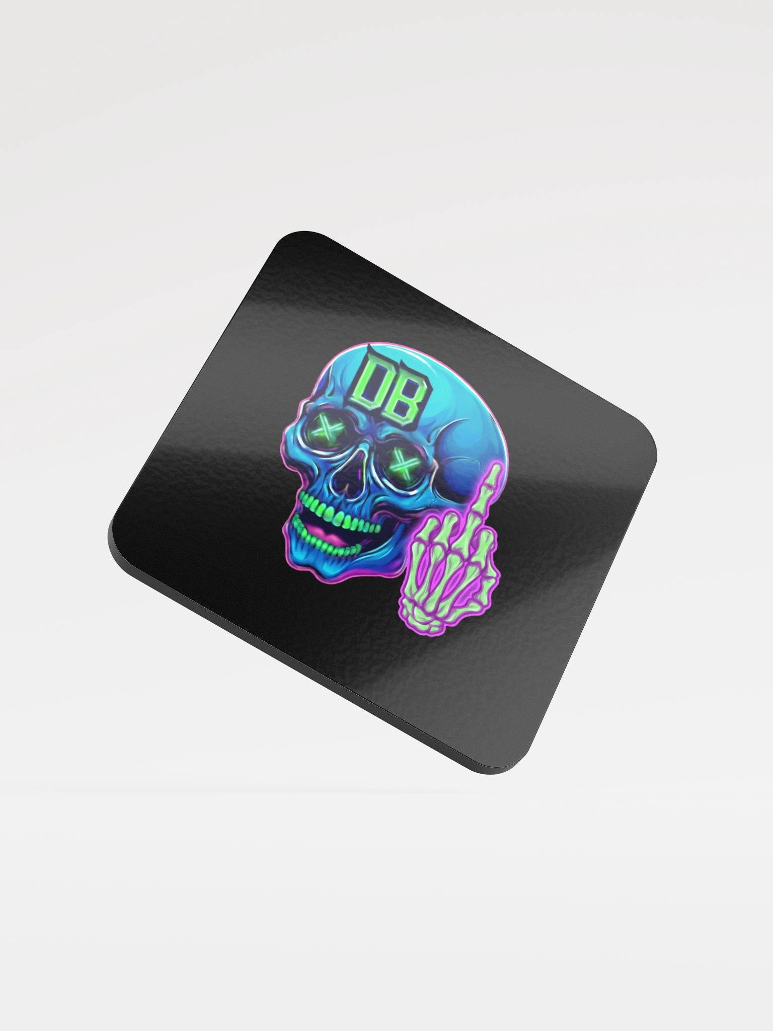 "The Salute" Premium Glossed Cork Coaster product image (4)