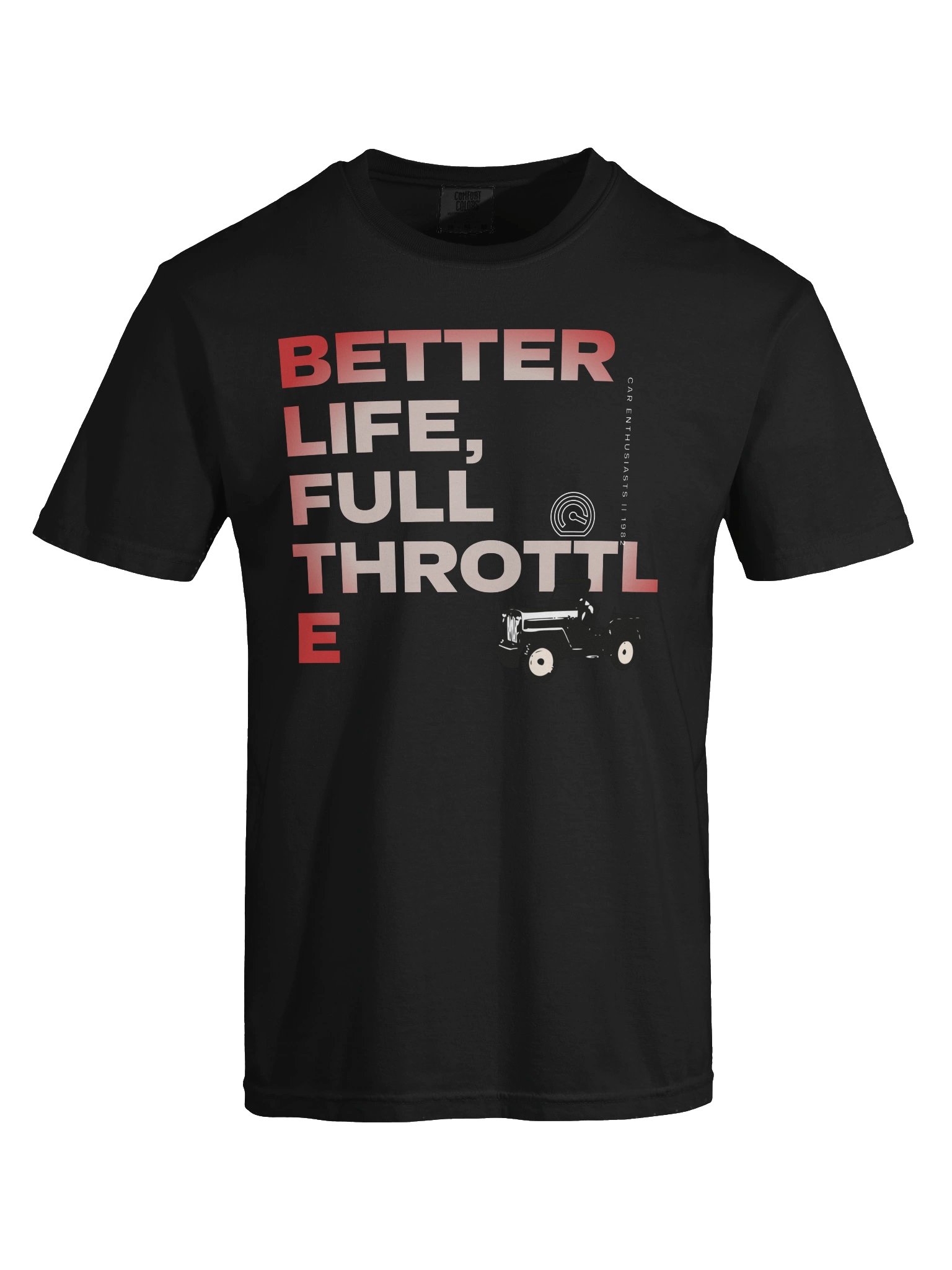 Better Life Full Throttle Jeep Tee product image (66)