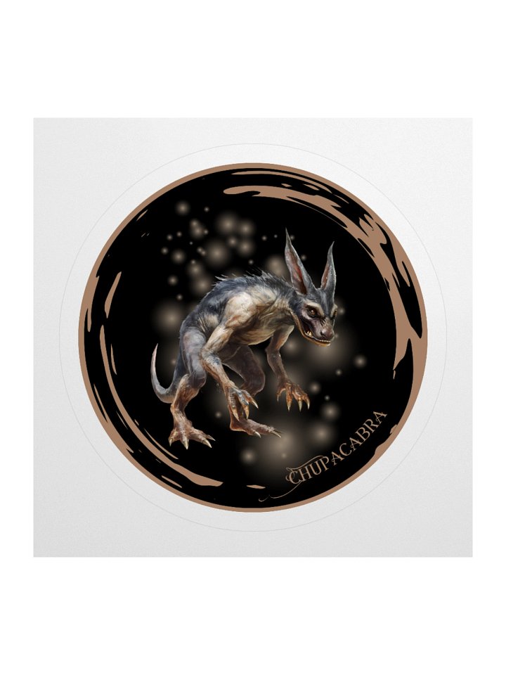 Mystical Chupacabra Kiss Cut Stickers product image (1)