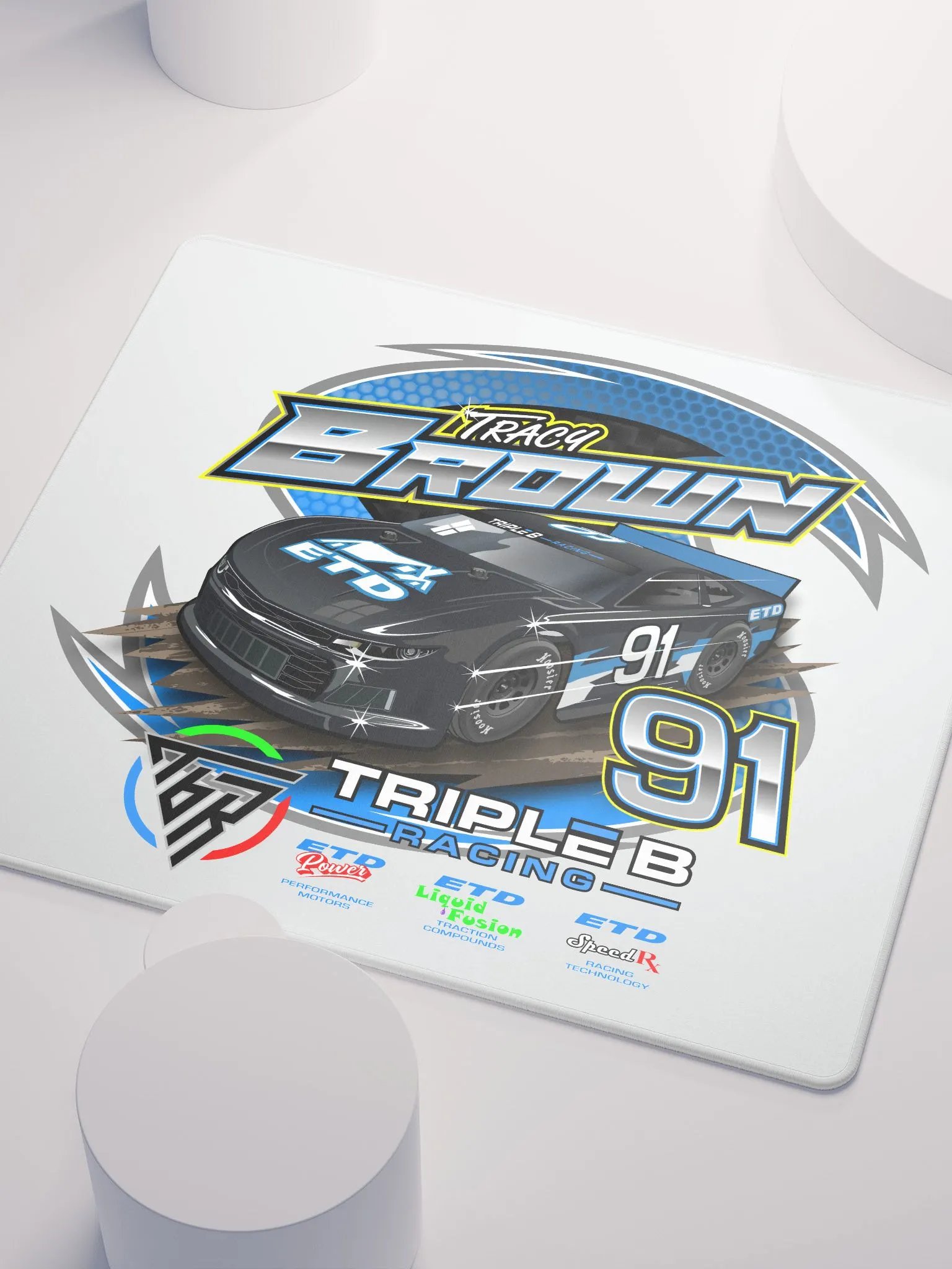 Tracy Brown Superstreet Mouse pad (Light Grey) product image (1)