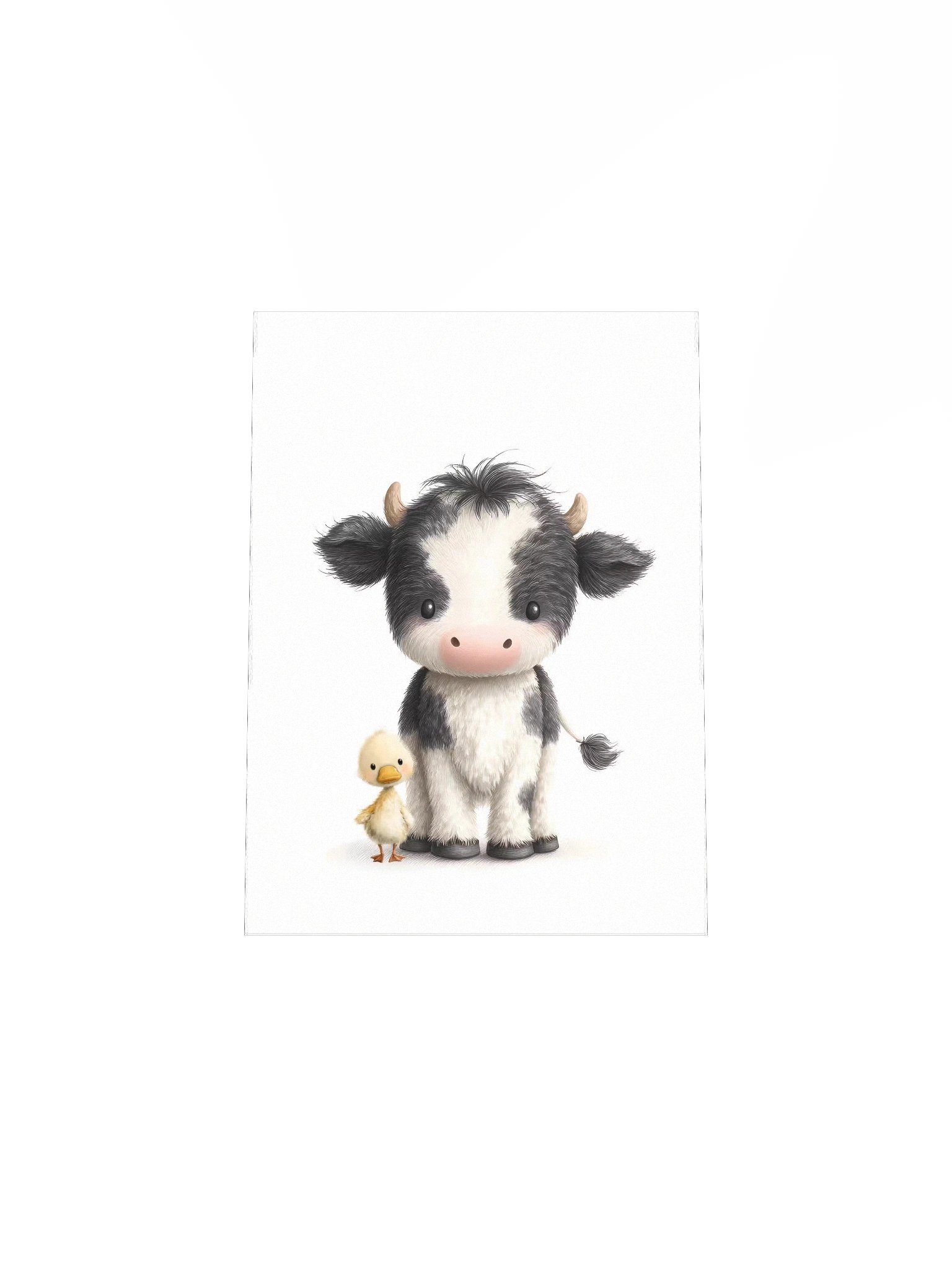 Holstein Cow and Duck Farm Nursery Print product image (6)