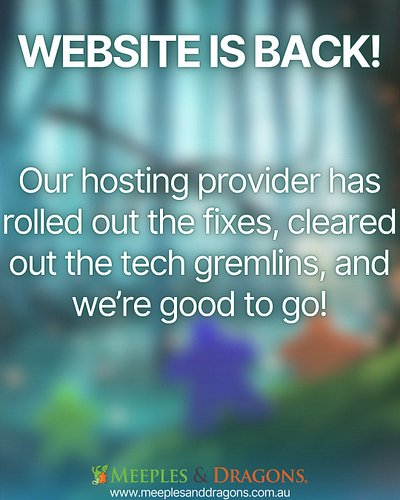 The website is back and operational! 🎉 Our hosting provider has cleared out the tech gremlins and rolled out their fixes. Eve...