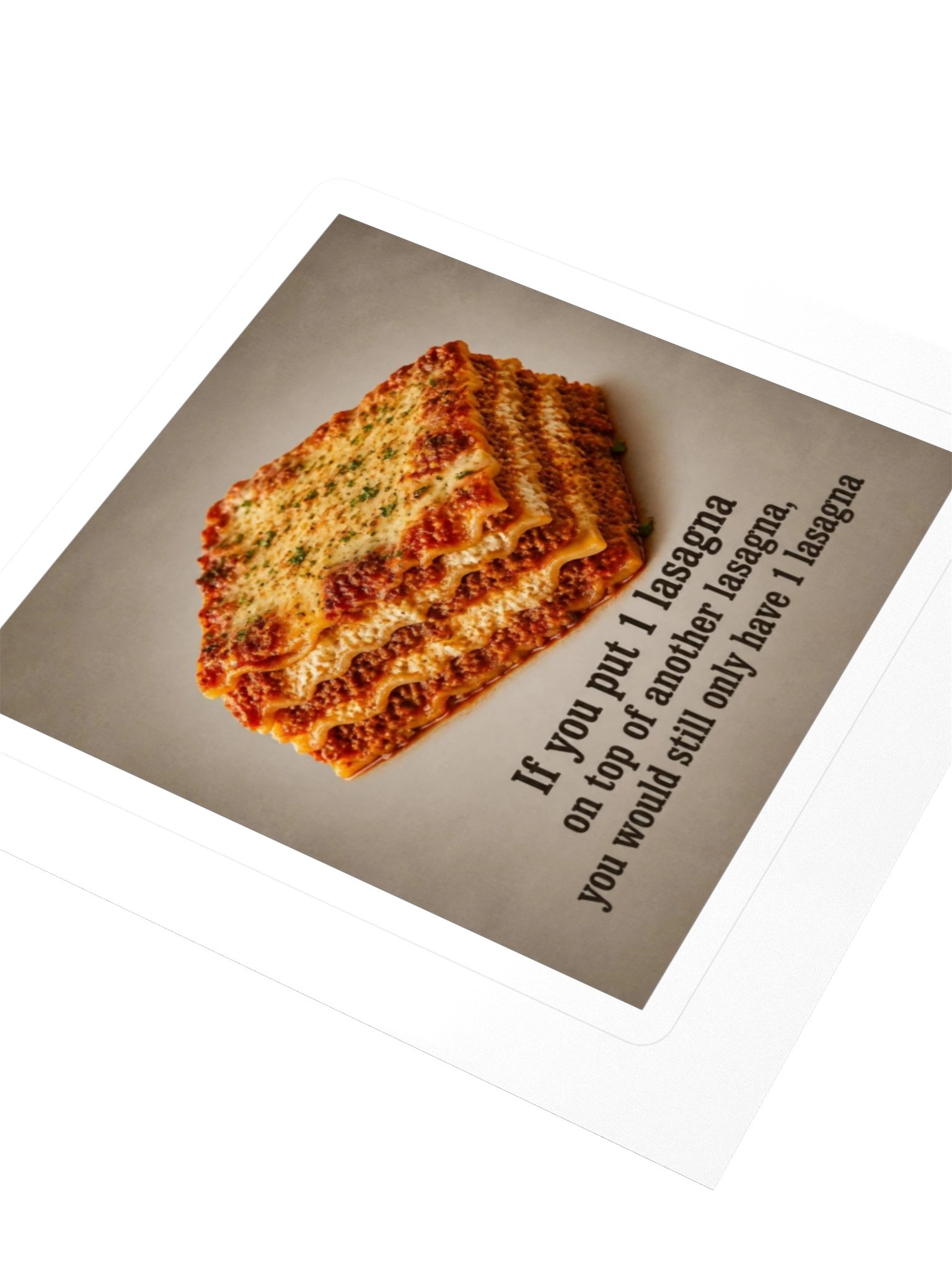 "Lasagna" Logic Kiss Cut Stickers product image (11)