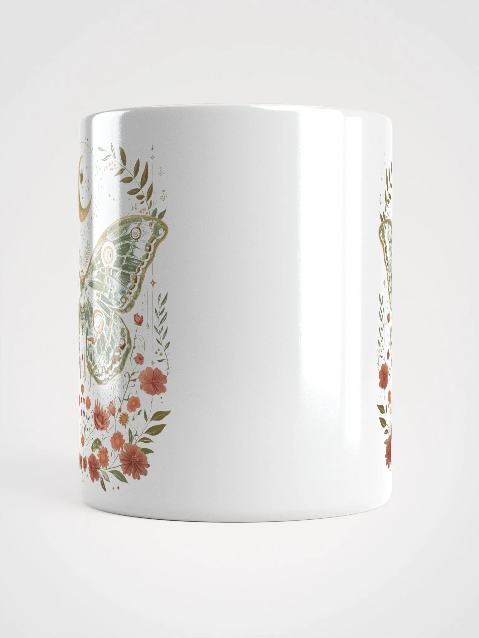 Celestial Moths Glossy Mug product image (5)