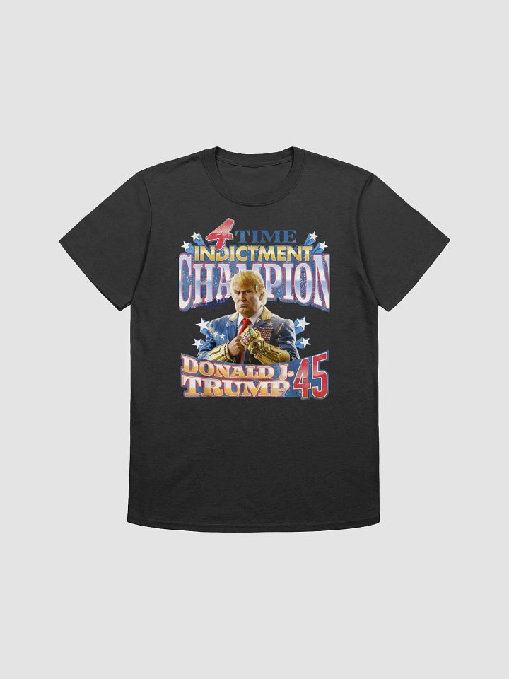 Trump's Marvelous Escape: Dodging Attacks with the Infinity Gauntlet Men's Tee product image (2)