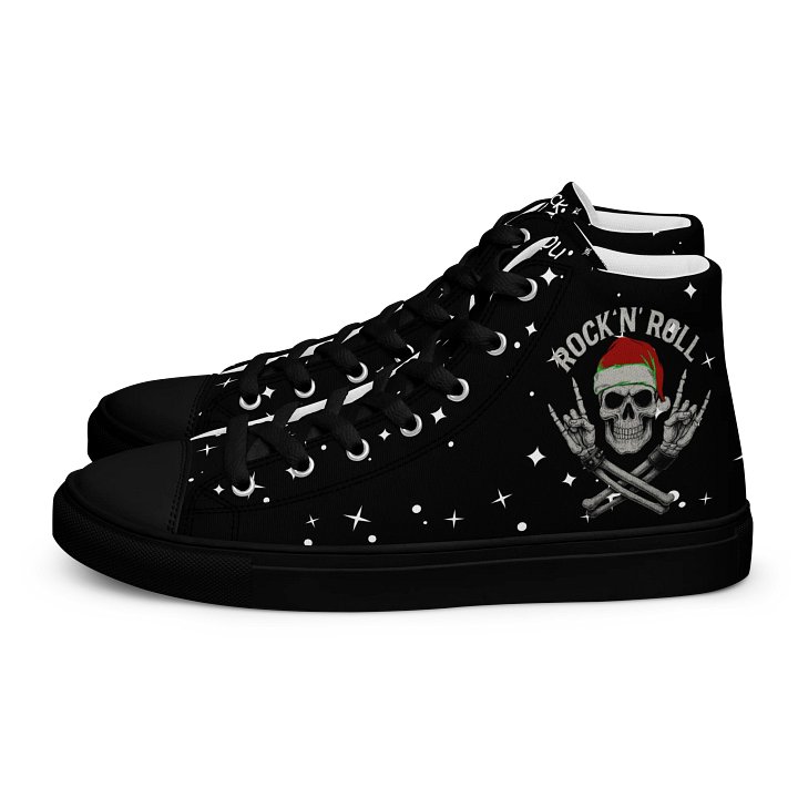 Santa Skull Men's High Tops product image (1)