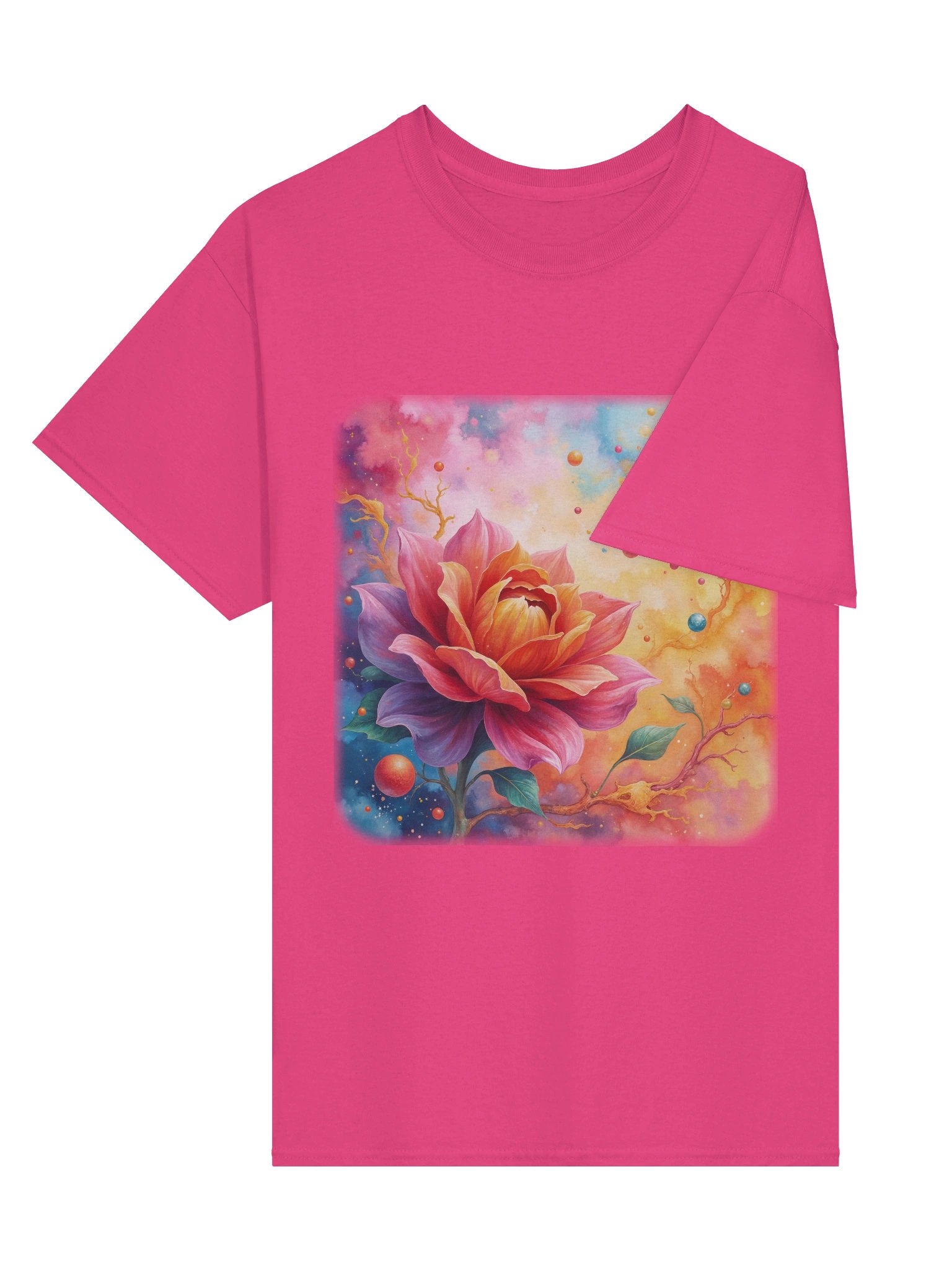 Dreamlike Floral Fusion T-Shirt product image (22)