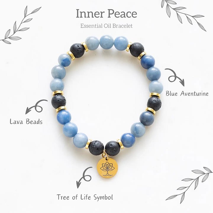 Inner Peace Crystal Bracelet & Essential Oil Set product image (1)