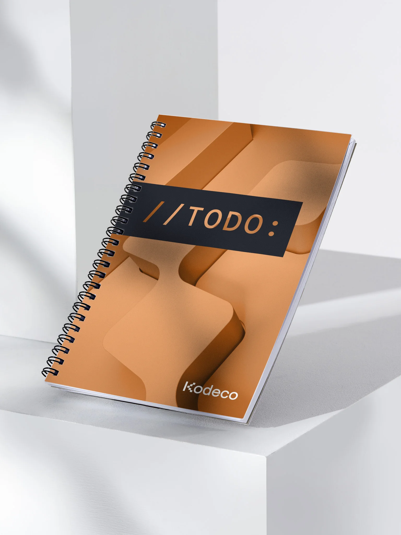 Kodeco //TODO: Spiral bound notebook product image (3)