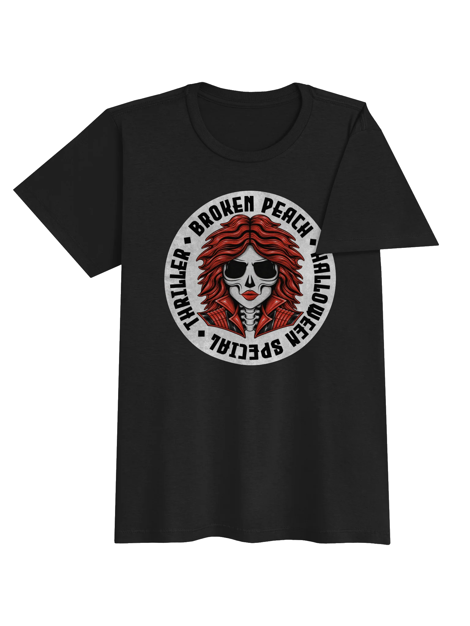 Broken Peach – Women's Thriller Halloween T-Shirt product image (4)
