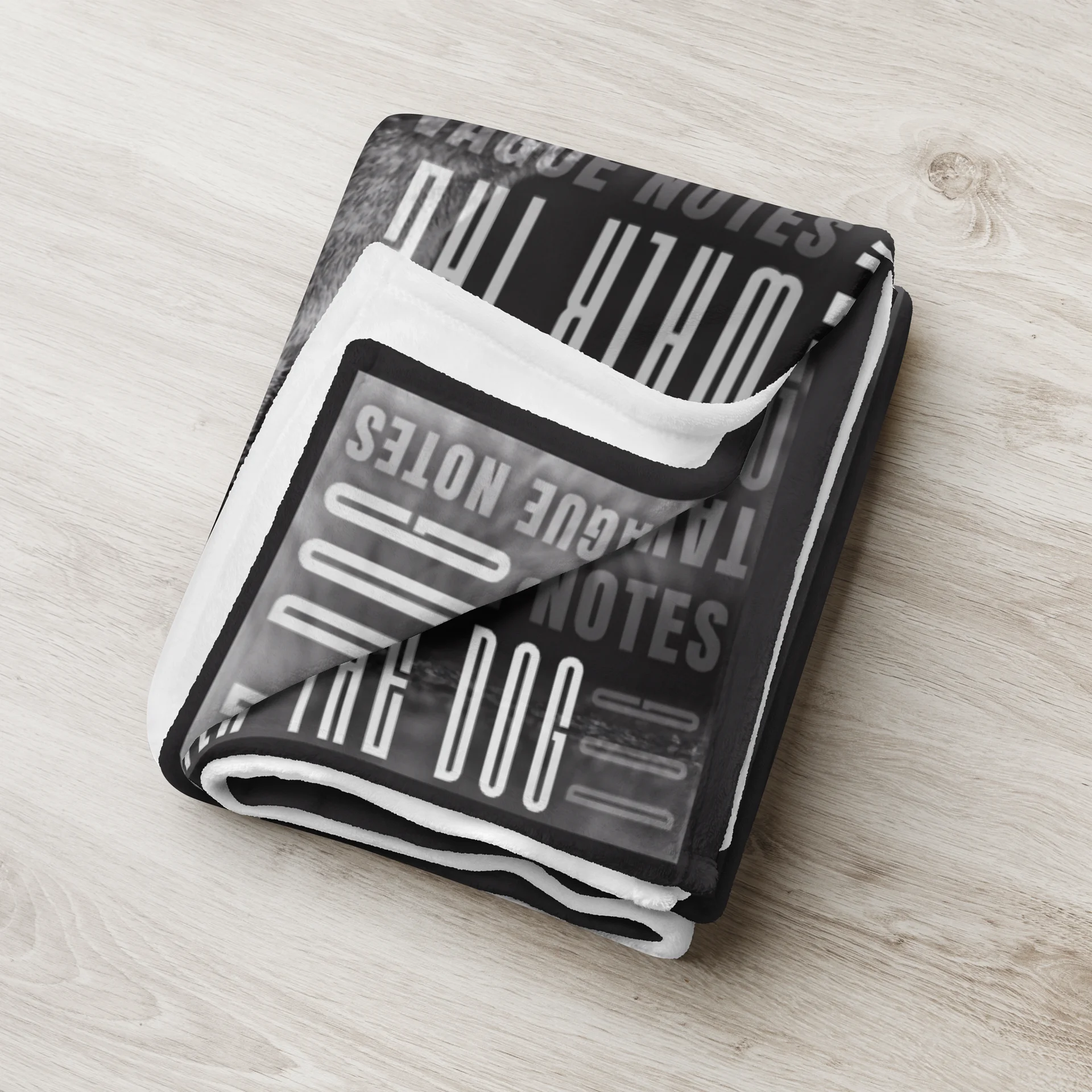 Walk the Dog Pattern Cozy True Crime Blanket product image (6)