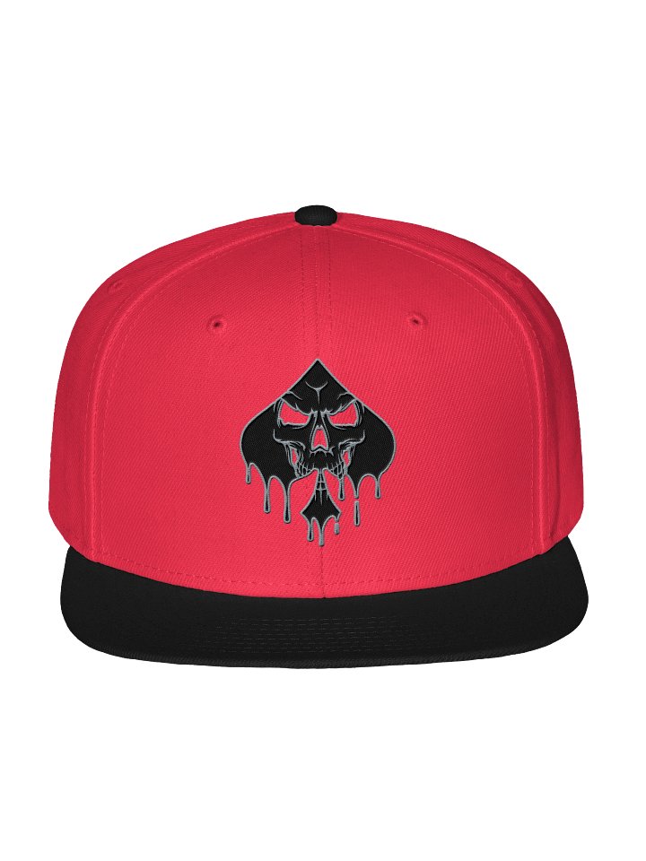Skull Spade Embroidered Snapback product image (17)