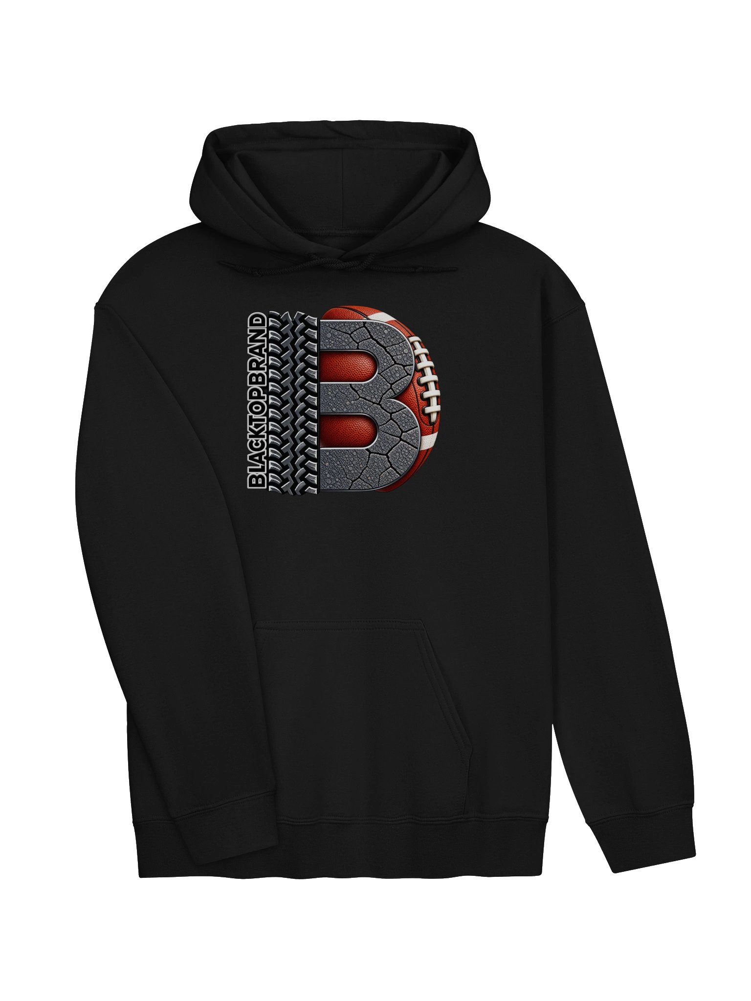 Blacktop Brand Football Pullover Hoodie product image (26)
