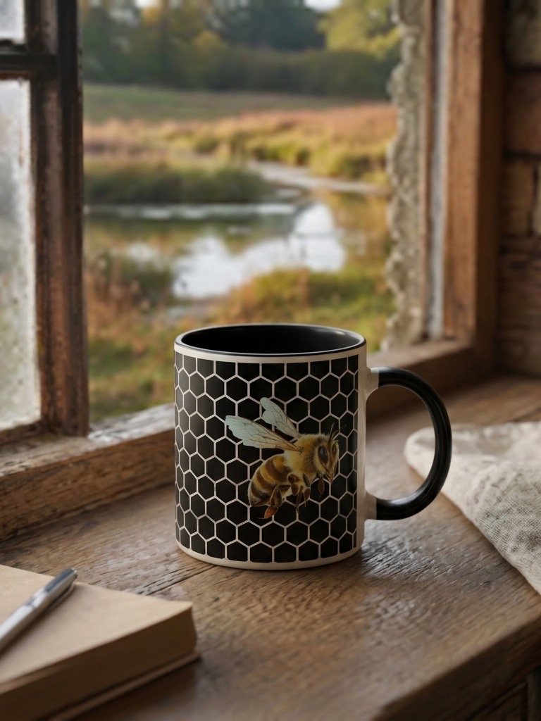 Honeycomb Bee Mug product image (1)