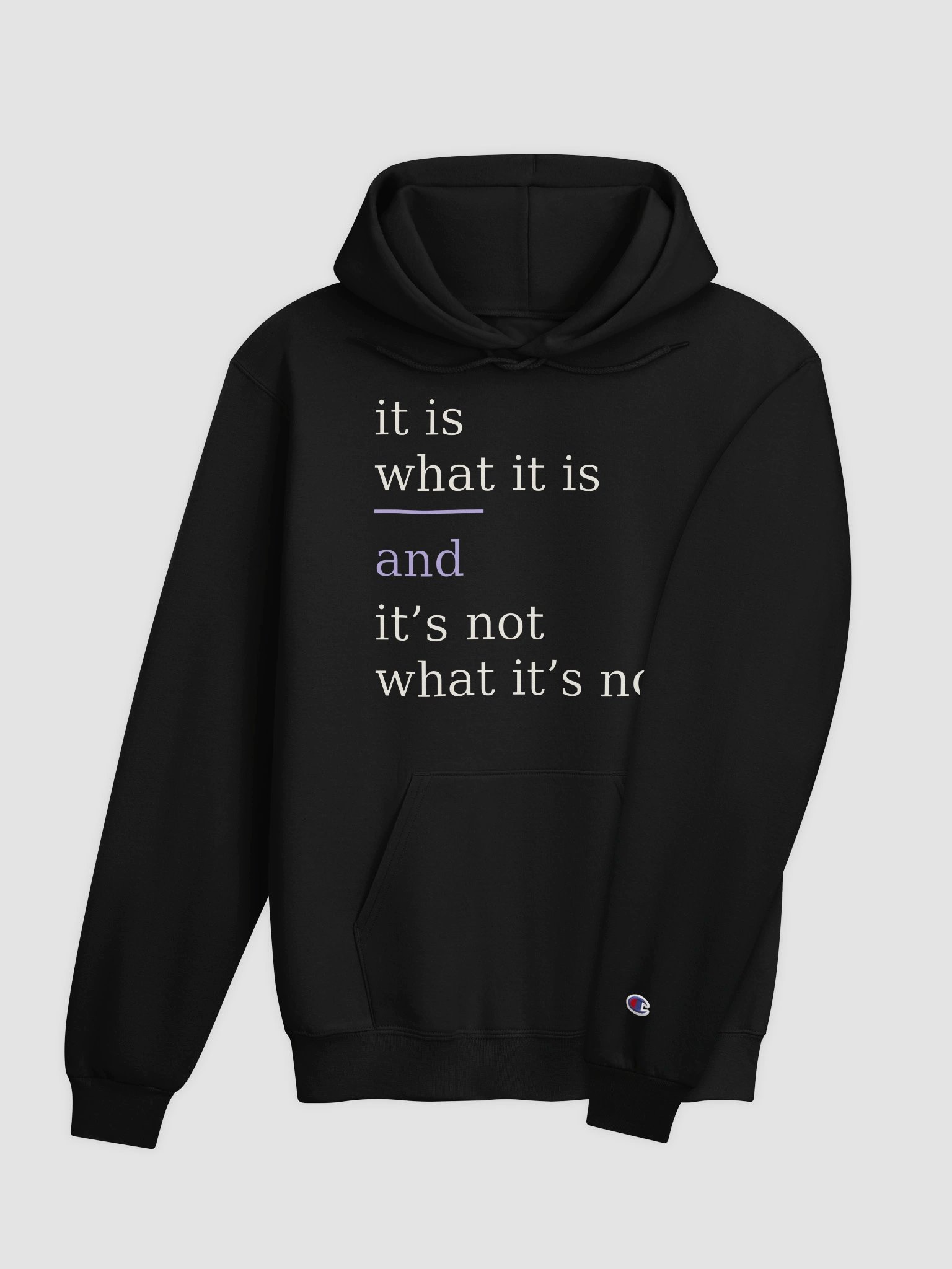 Spiral Champion Hoodie - Black product image (4)