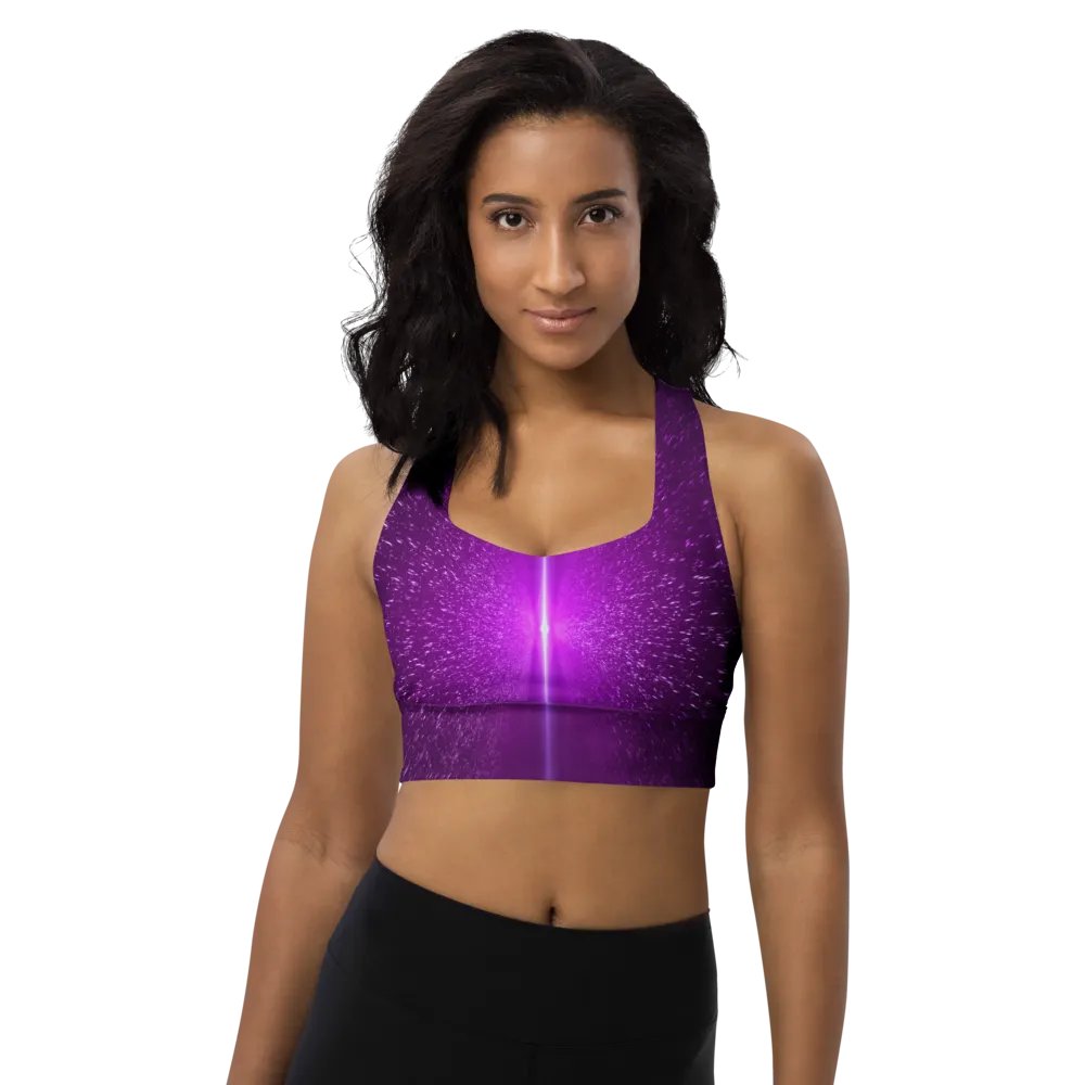 Radiant Burst Longline Sports Bra product image (1)