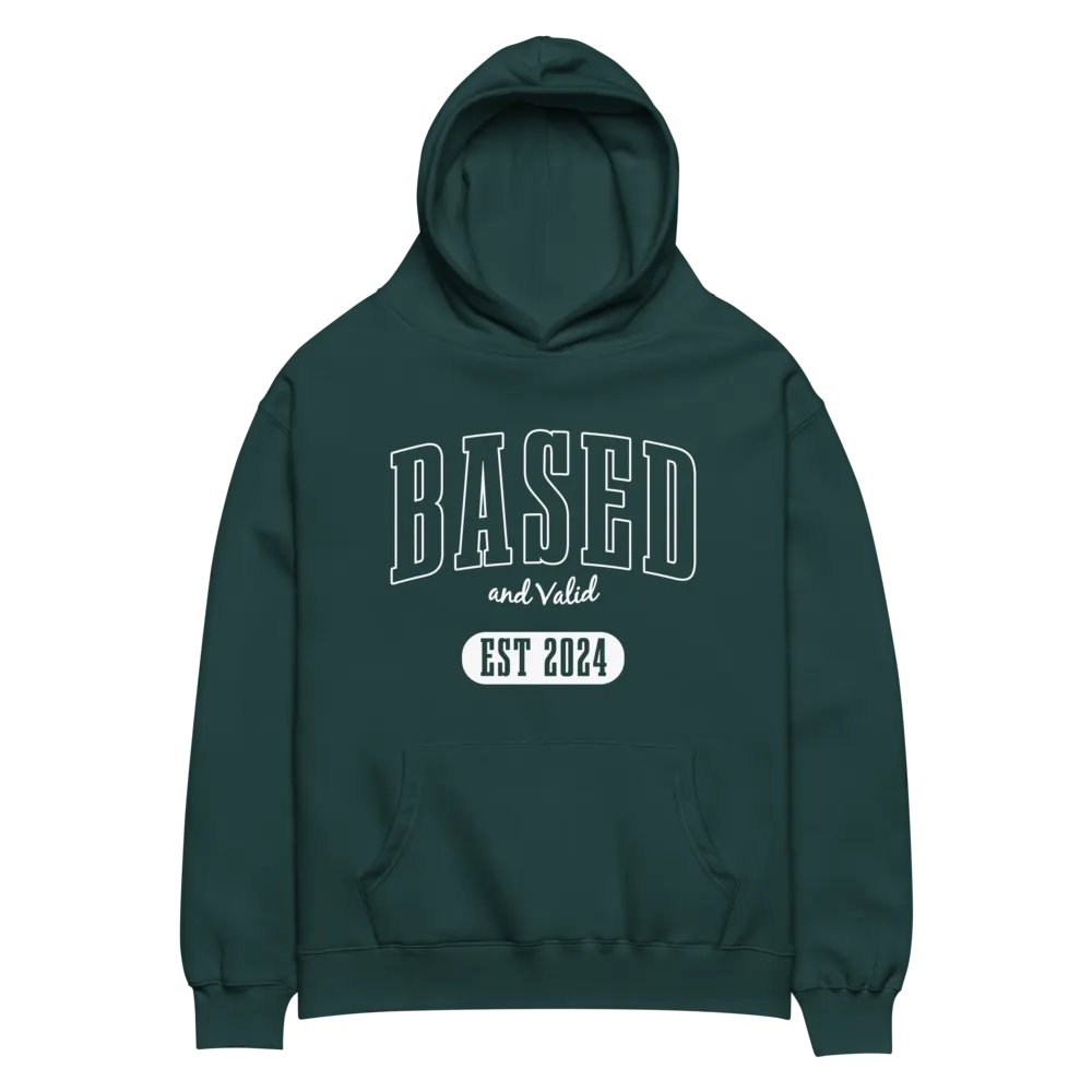Based and Valid Hoodie - Forrest Green product image (2)