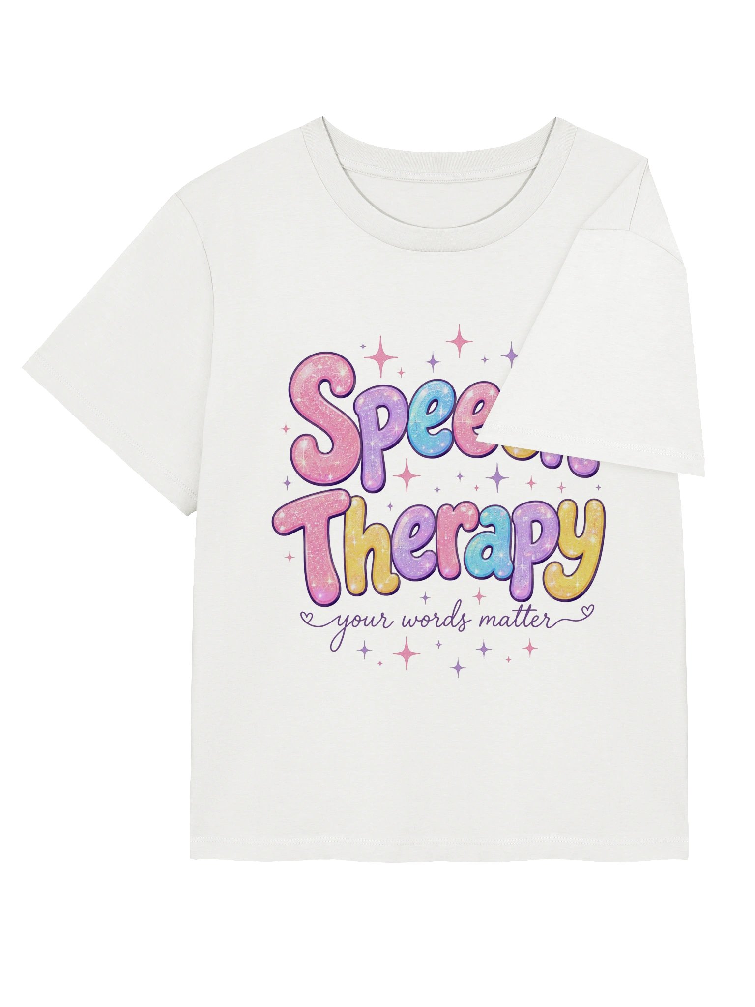 Speech Therapy Shirt | Your Words Matter SLP Gift Tee for Women product image (4)