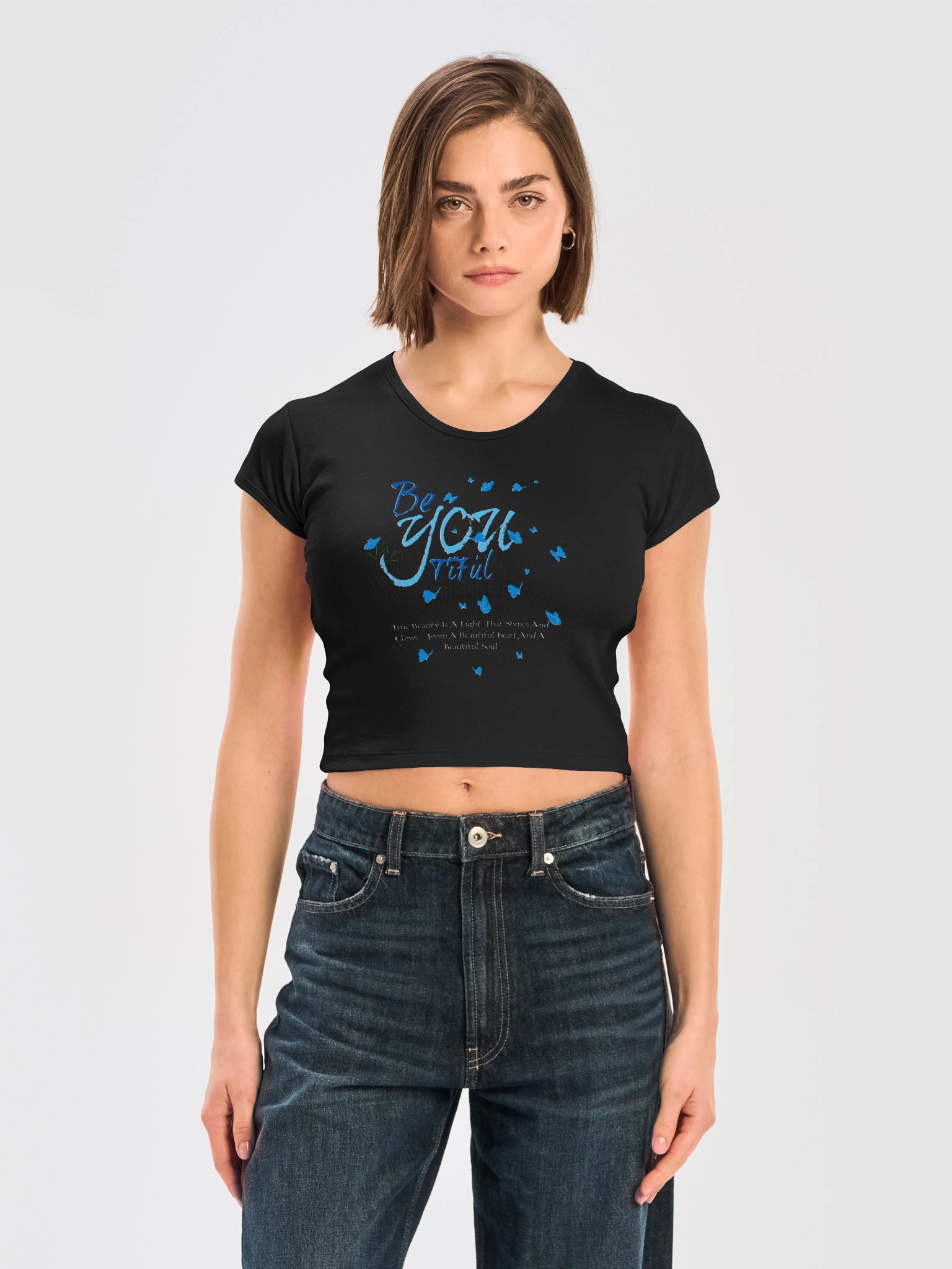 Be-You-Tiful Butterfly Baby Tee product image (3)