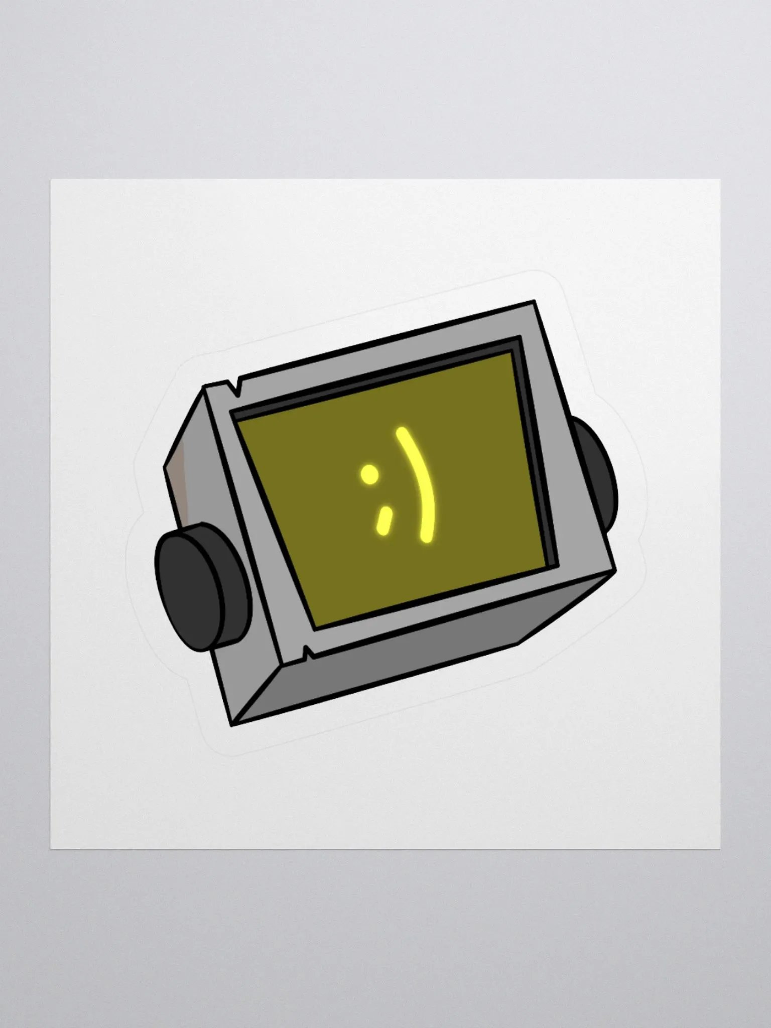 Bucket Sticker (Winking) product image (1)