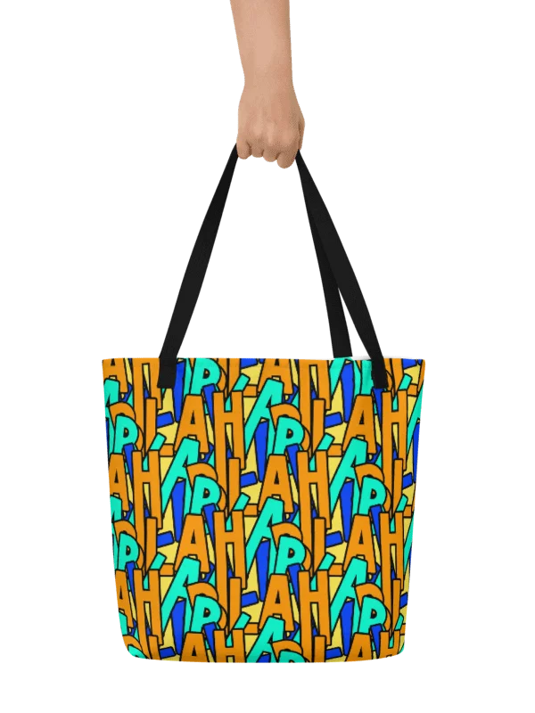 BLAH BLAH BLAH Tote (Orange) product image (1)