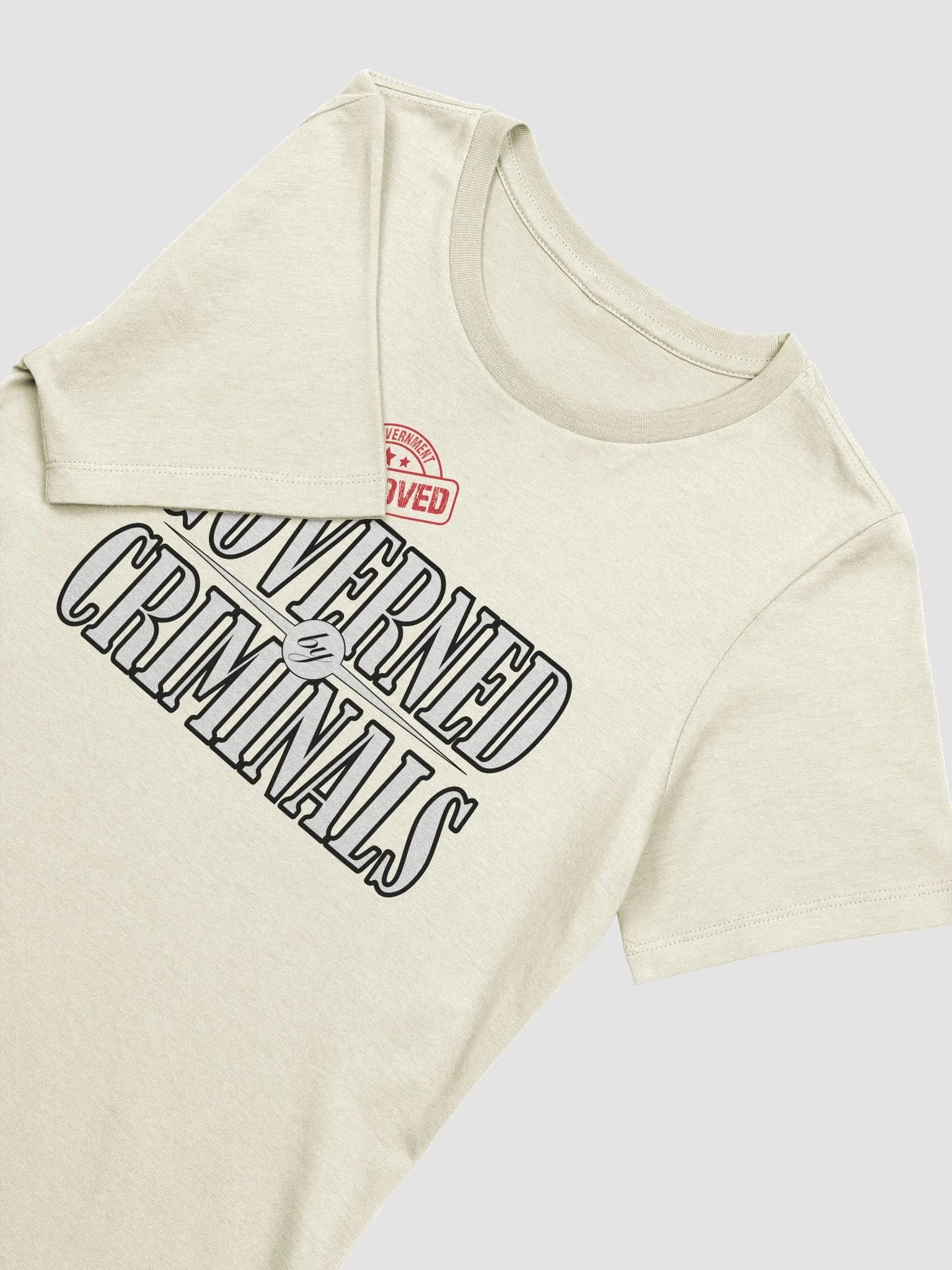 Governed By Criminals - U.S. Approved - Bella+Canvas Women's Supersoft Relaxed-fit T-Shirt product image (2)