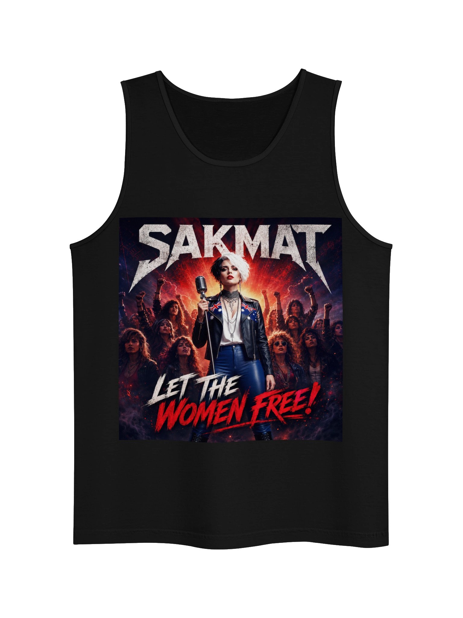 Let the Women Free Protest Graphic Tank product image (1)