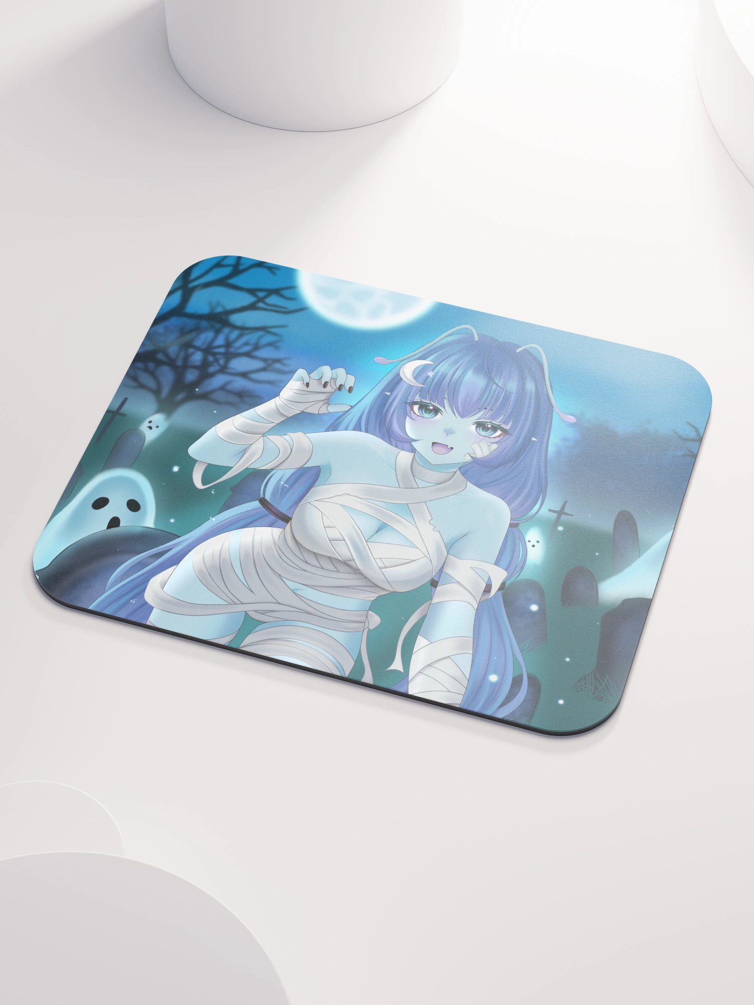 Starry Mummy Graveyard (Twintails) Standard Flat Mouse Pad product image (3)
