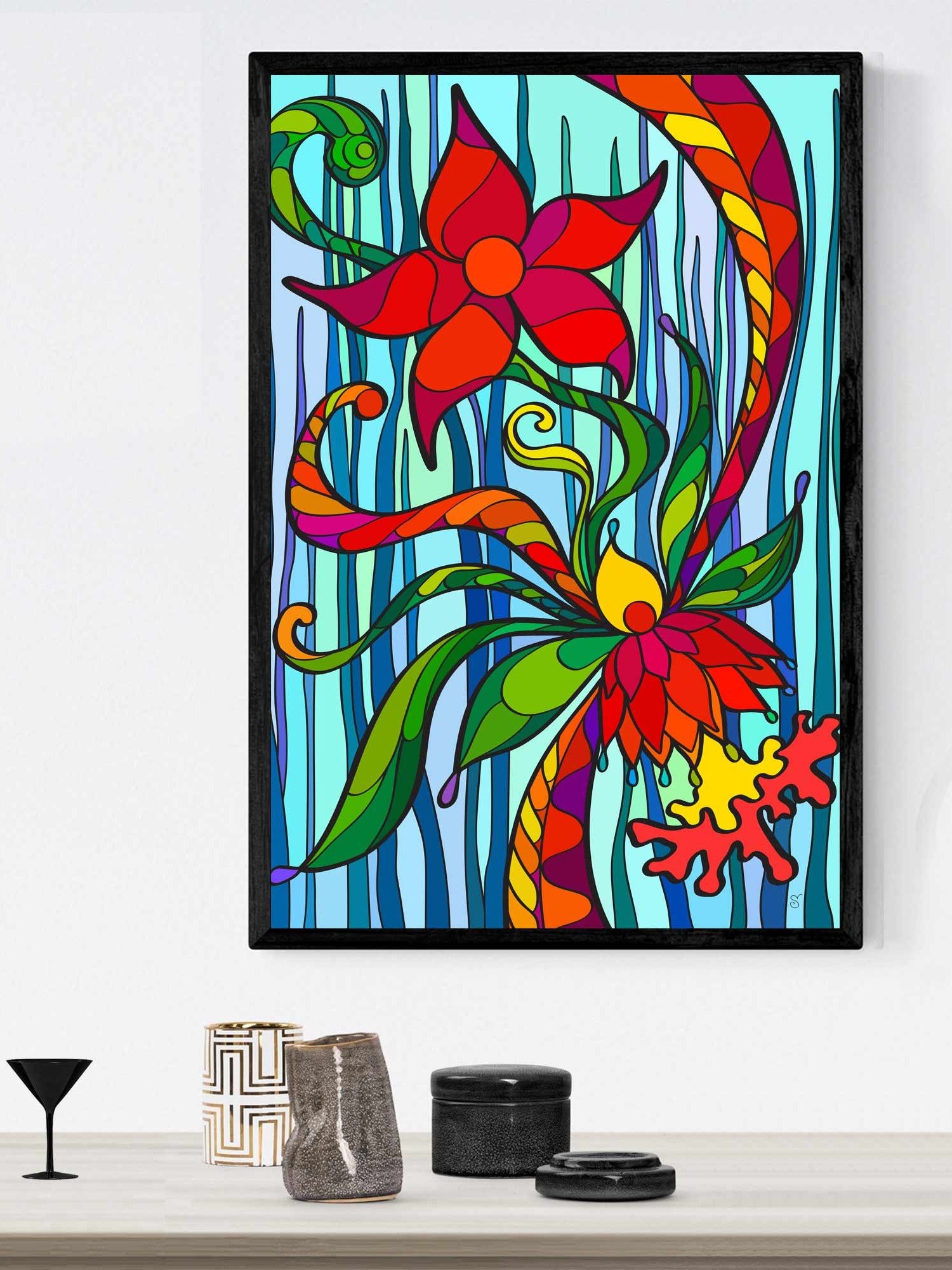 Vibrant Matte Poster Prints - Deep Ocean Starfish product image (8)