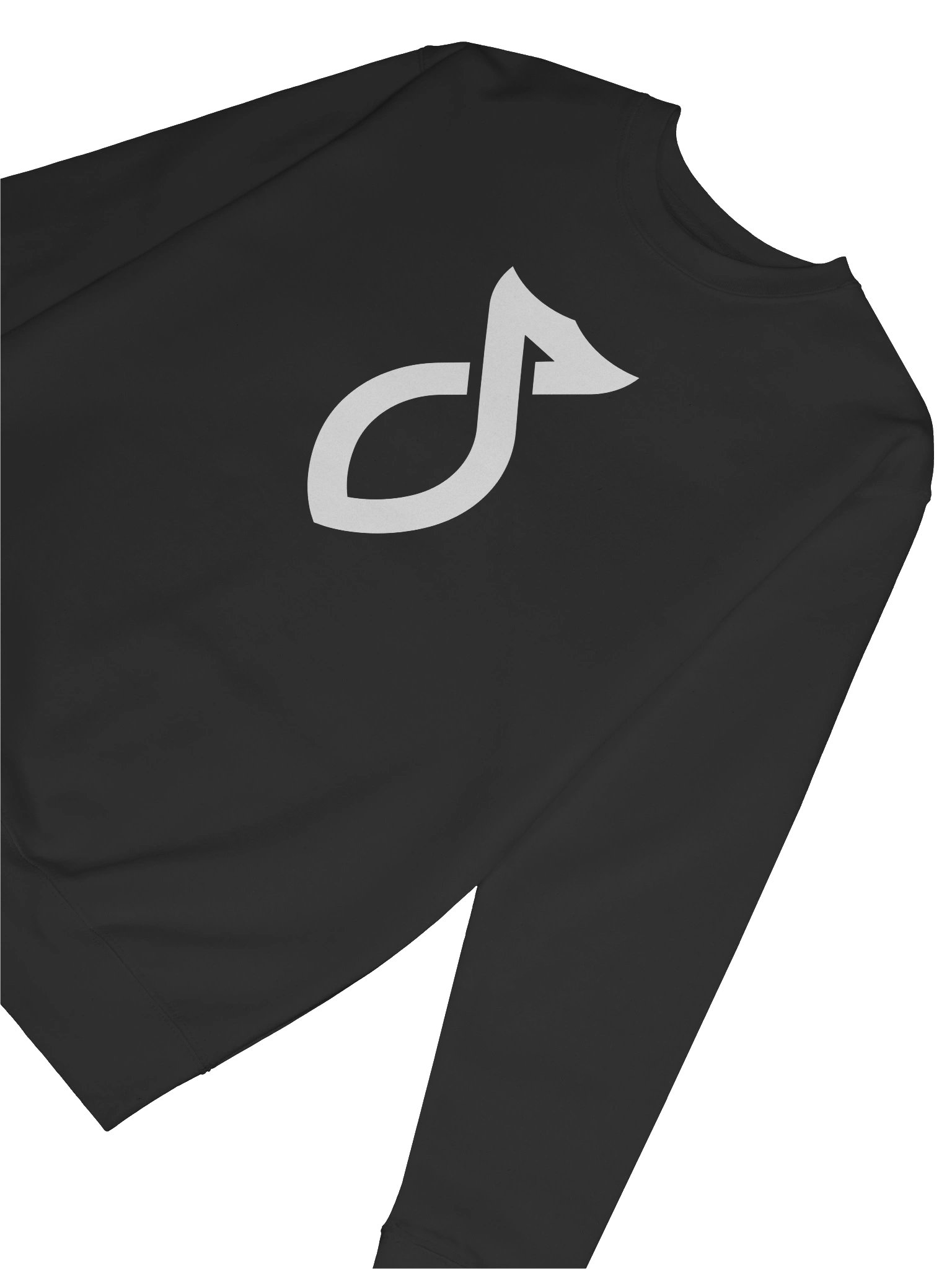 White on Black Sweatshirt product image (6)