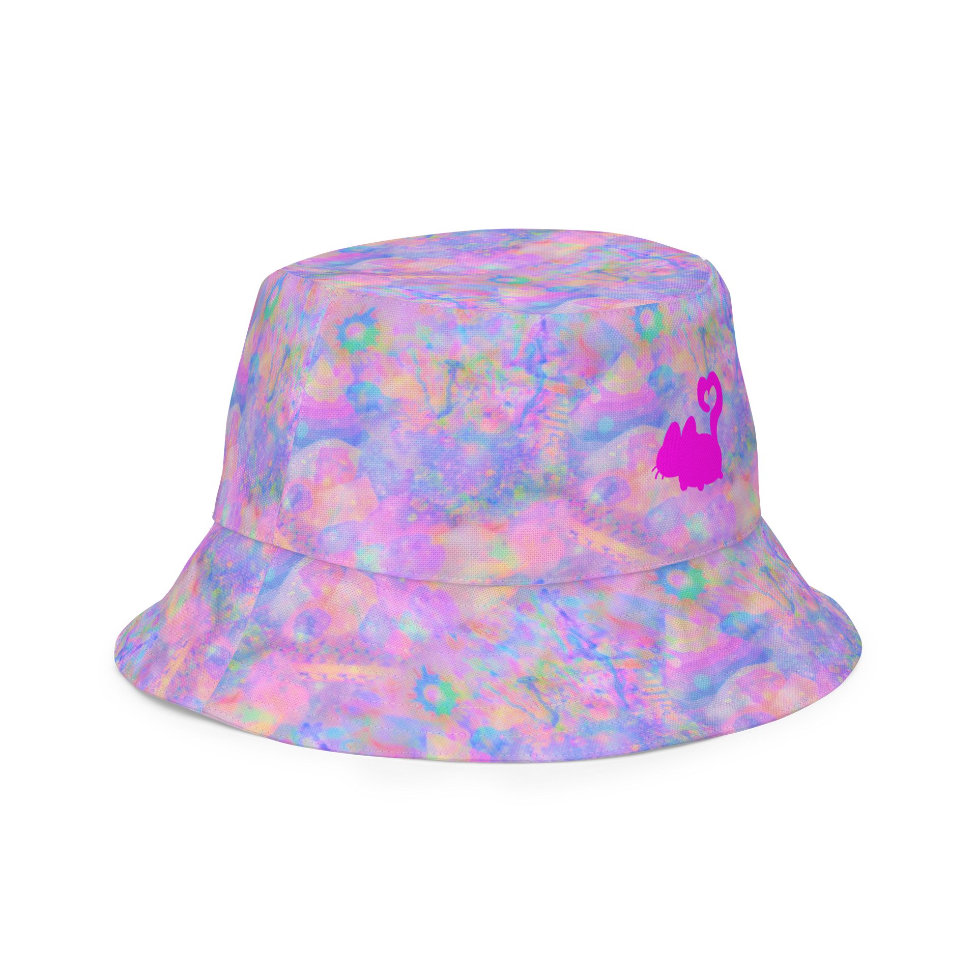 vangoggles.com reversible bucket hat (spacescape/acidrainbow) product image (3)