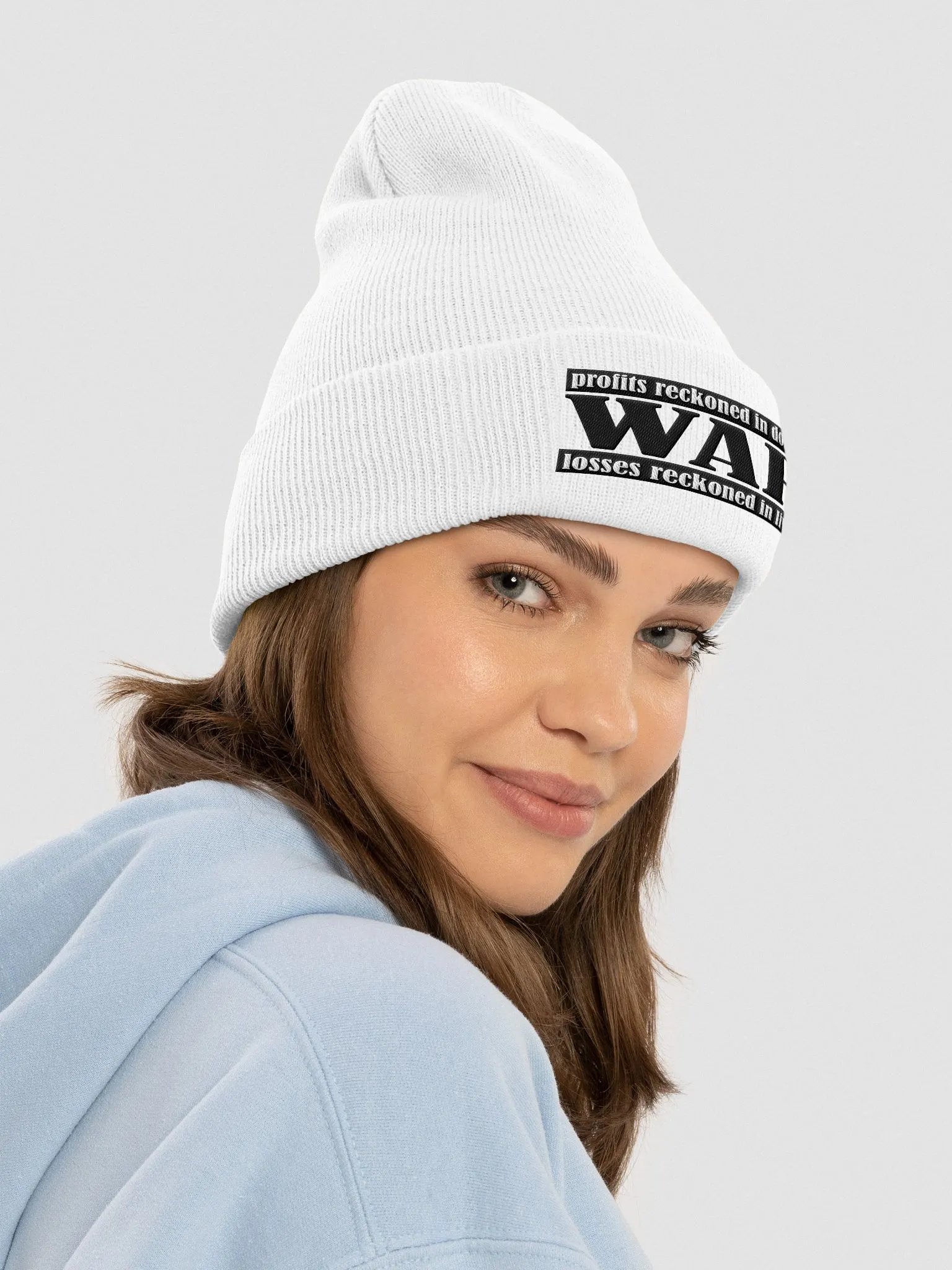 The Cost Of War - Yupoong Cuffed Beanie product image (4)