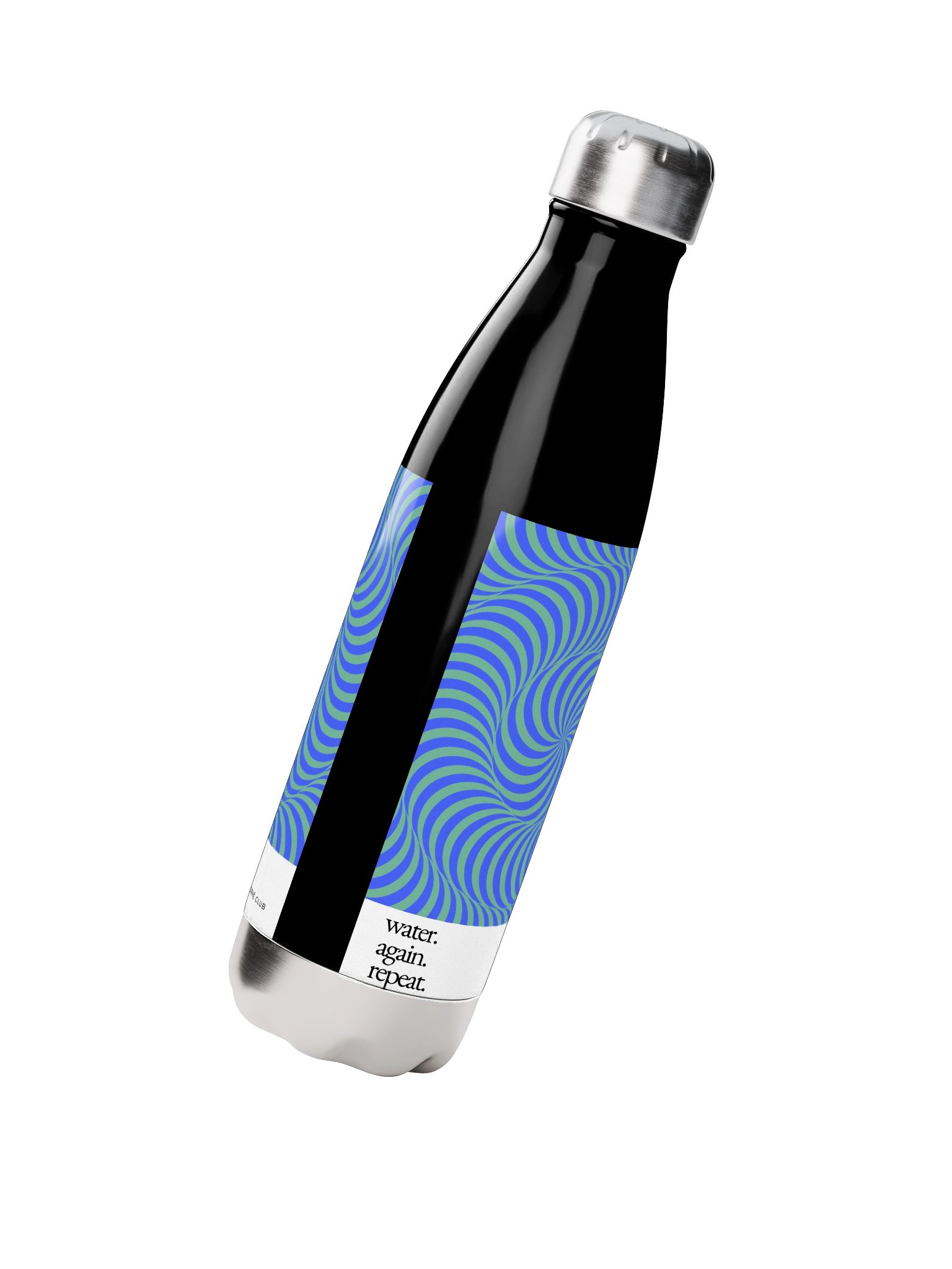 Water. Again. Repeat. - Minimal Water Bottle product image (2)