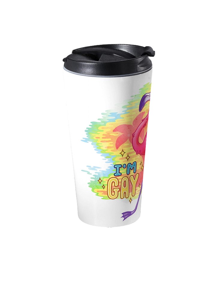 Move, I'm Gay Stainless Steel Travel Mug product image (2)