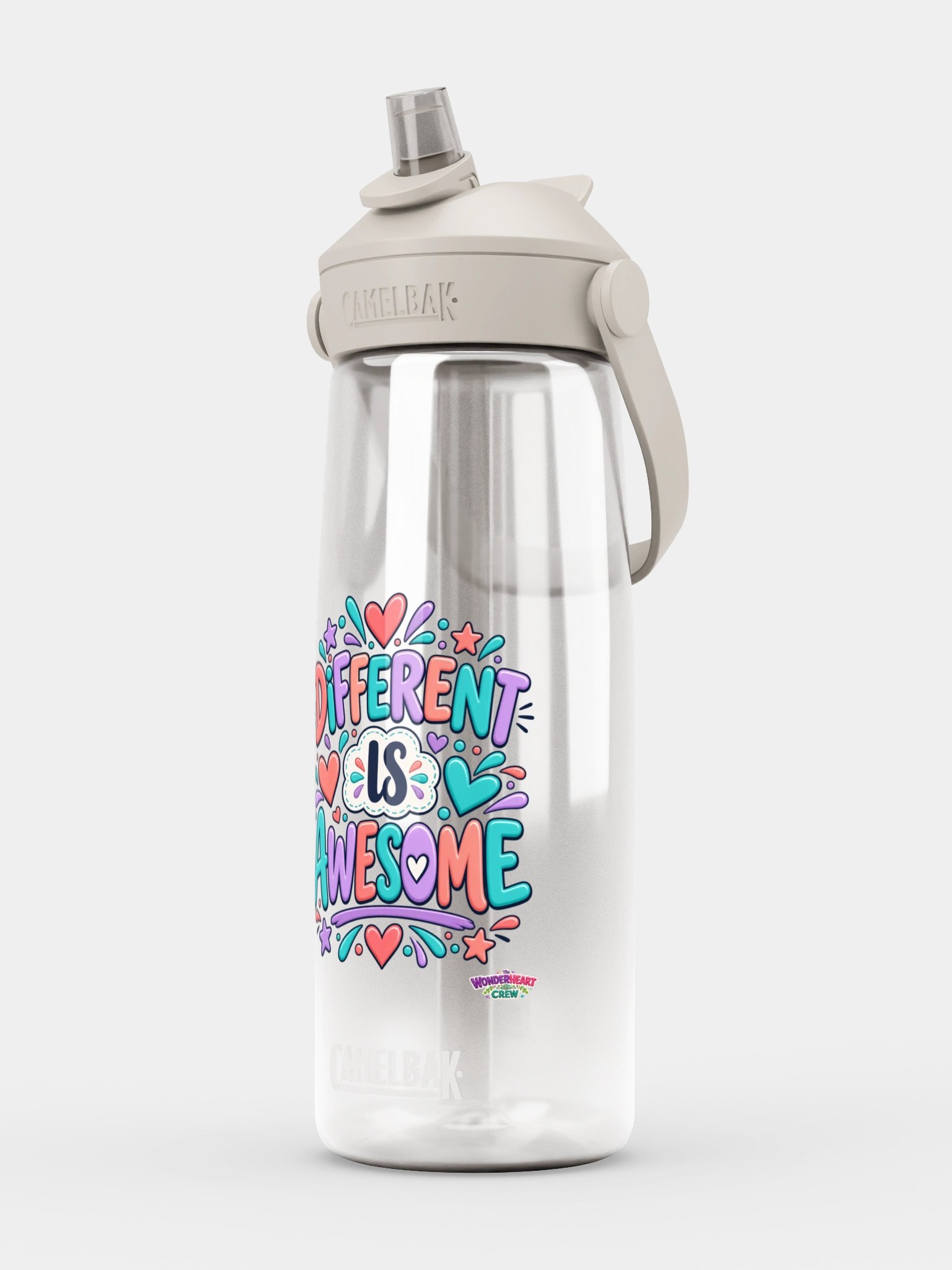 CamelBak Thrive® Flip Straw Inspirational Water Bottle - Different is Awesome. product image (5)