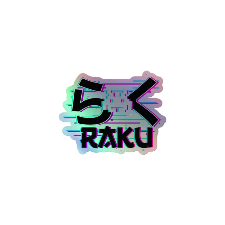 Holographic Full Raku Logo product image (1)