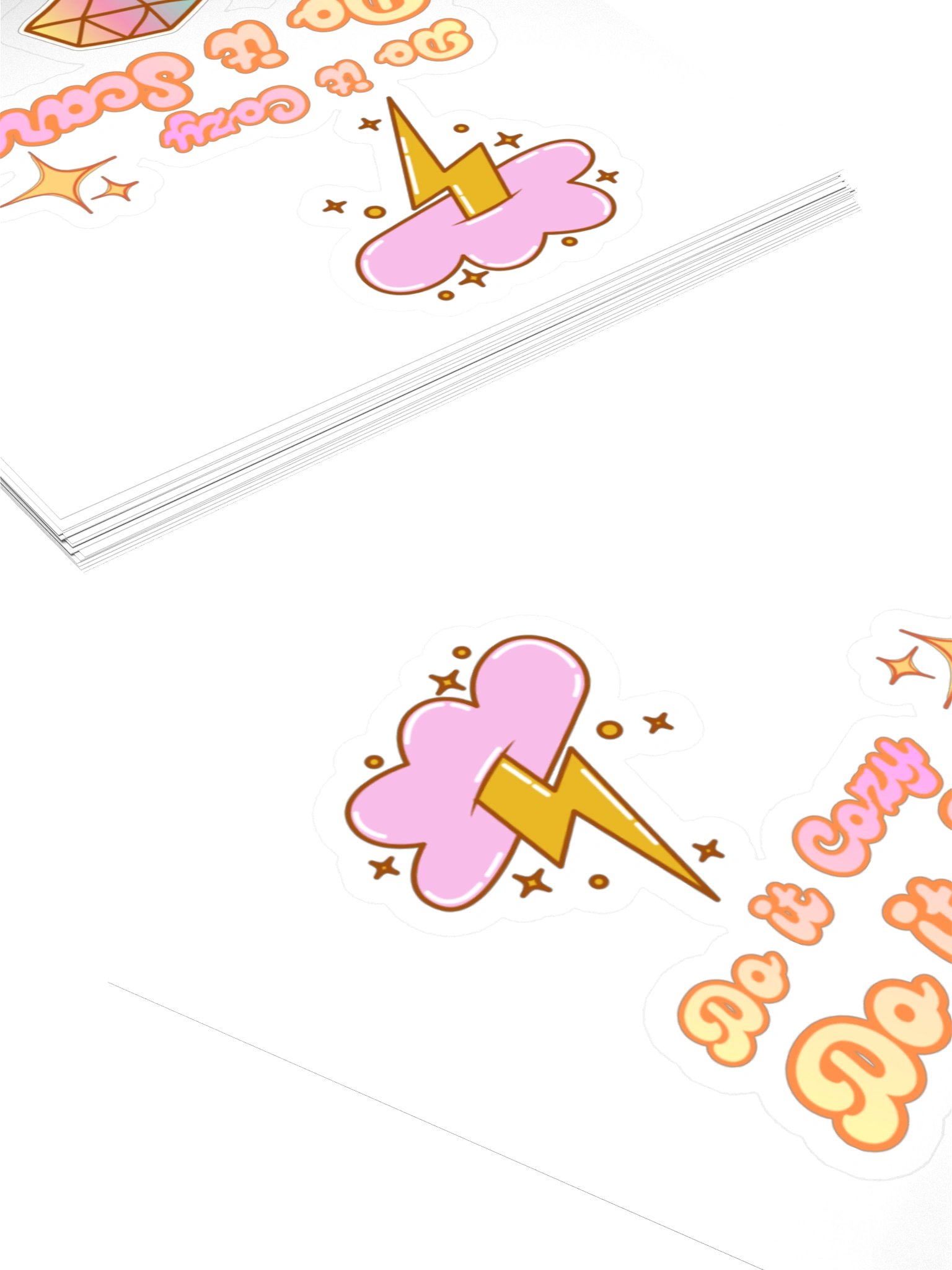 Do it cozy, Do it Scared | Retro Sticker product image (16)